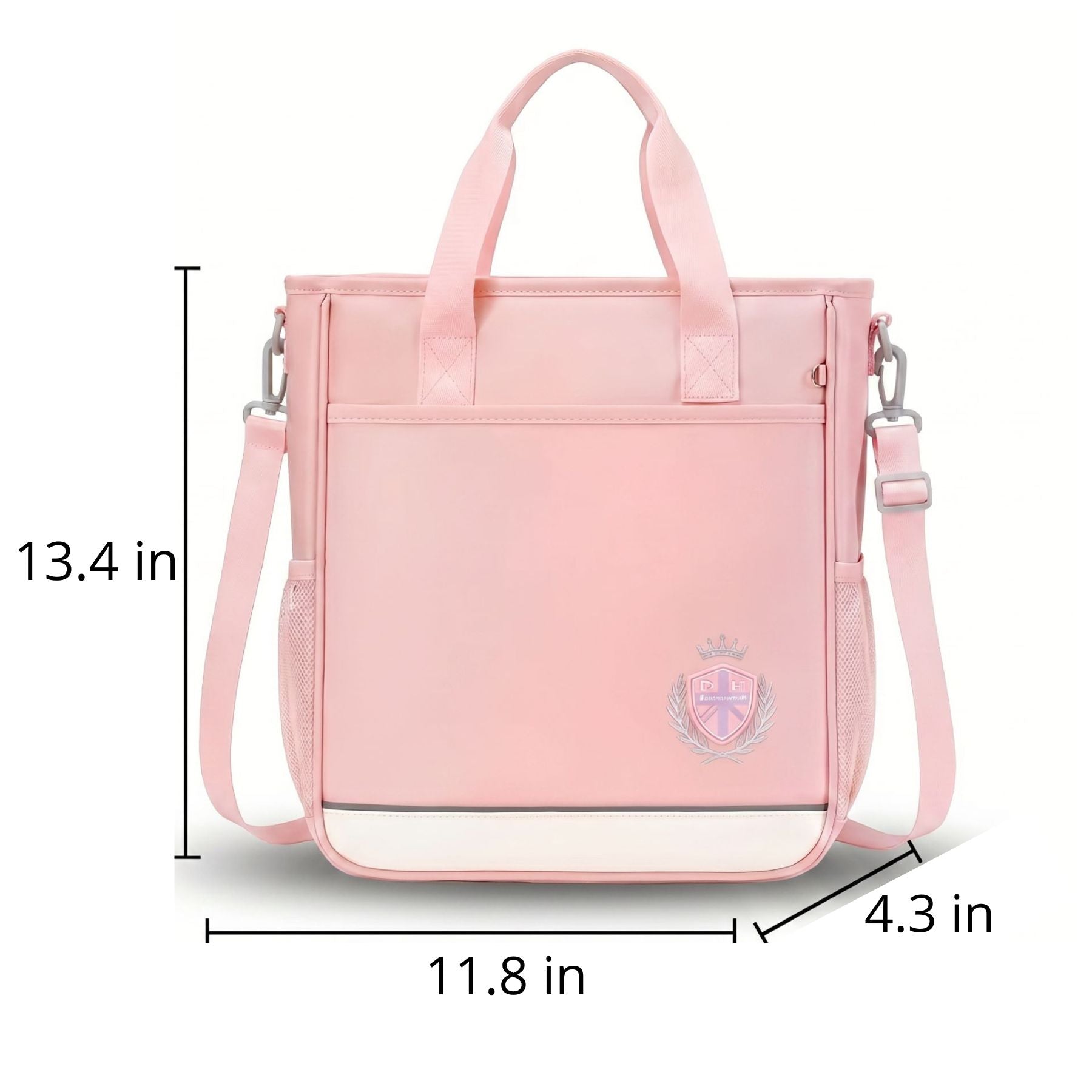 Royal Blue & Pink School Backpack | 3-Piece Set | Durable Oxford Fabric