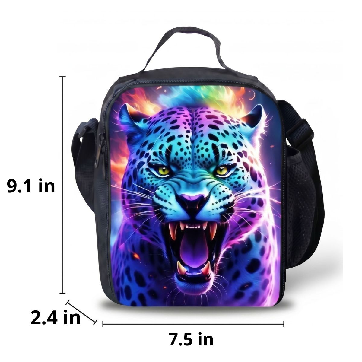 Roaring Leopard Backpack for Kids | 3-Piece School Set | Waterproof Oxford Fabric