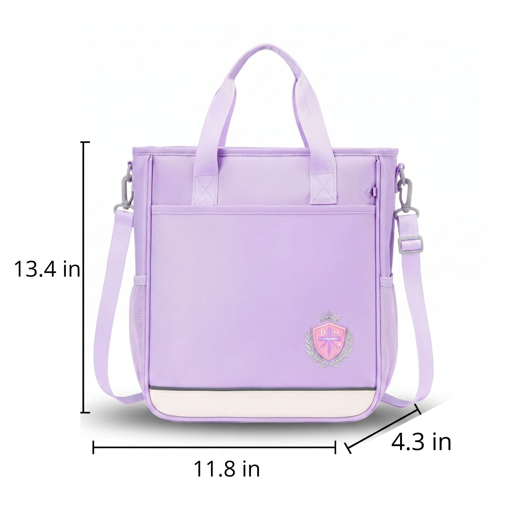 Purple School Backpack for Girls | 3-Piece Set | Durable Oxford Fabric