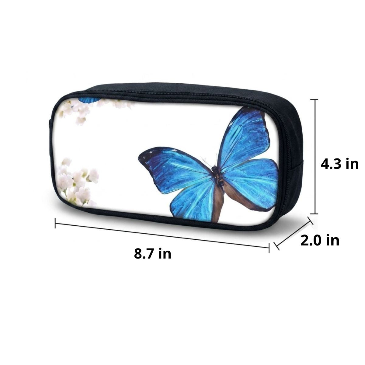 Butterfly Backpack for Kids | 3-Piece School Set (Backpack + Shoulder Bag + Pencil Case) | Waterproof Nylon