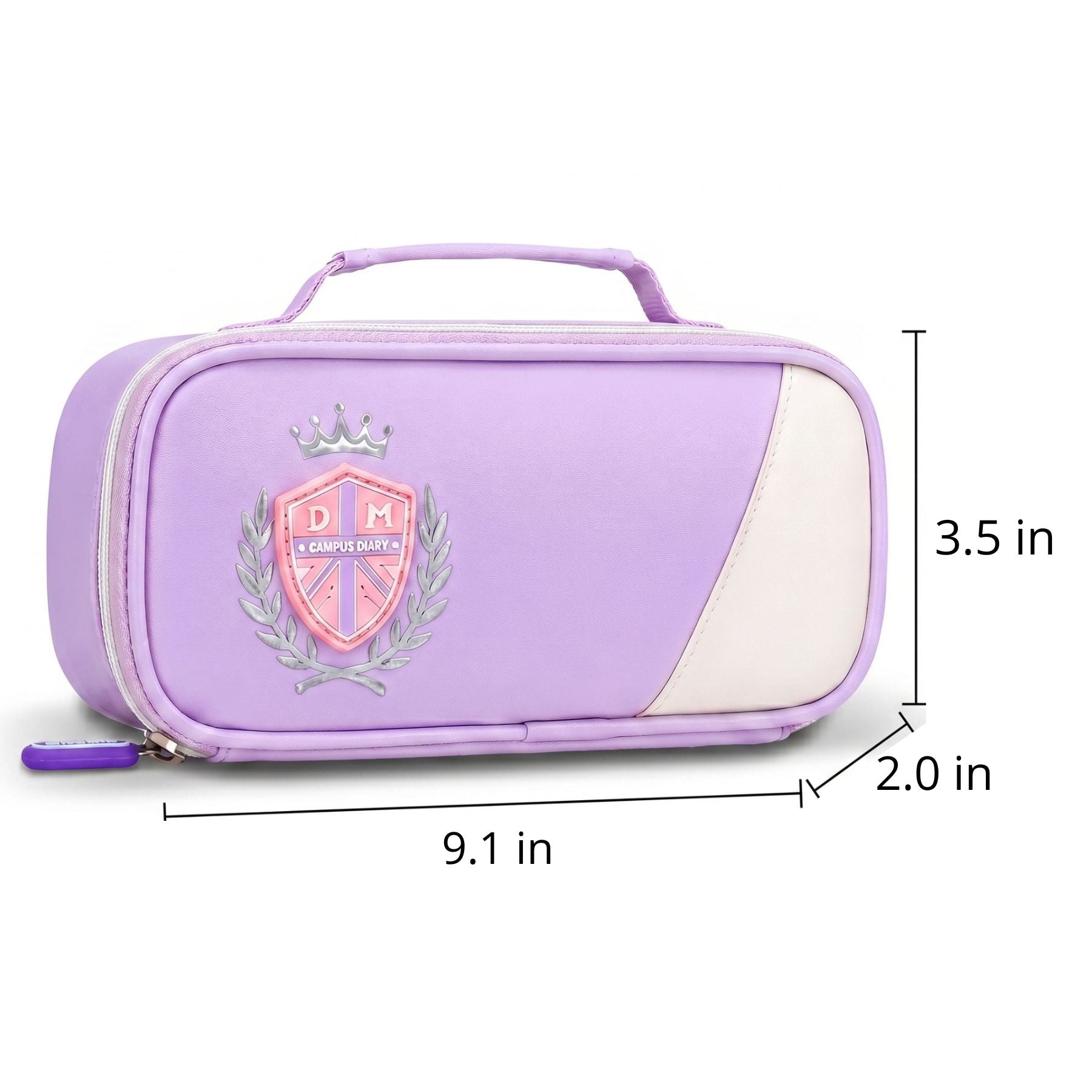 Purple School Backpack for Girls | 3-Piece Set | Durable Oxford Fabric