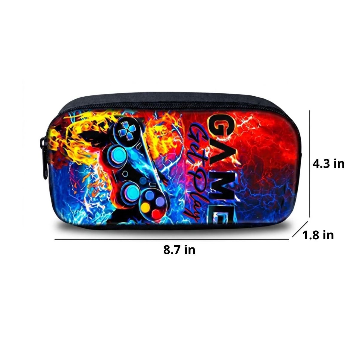 Gaming Backpack | 3-Piece School Set (Backpack + Lunch Bag + Pencil Case) | Durable Polyester