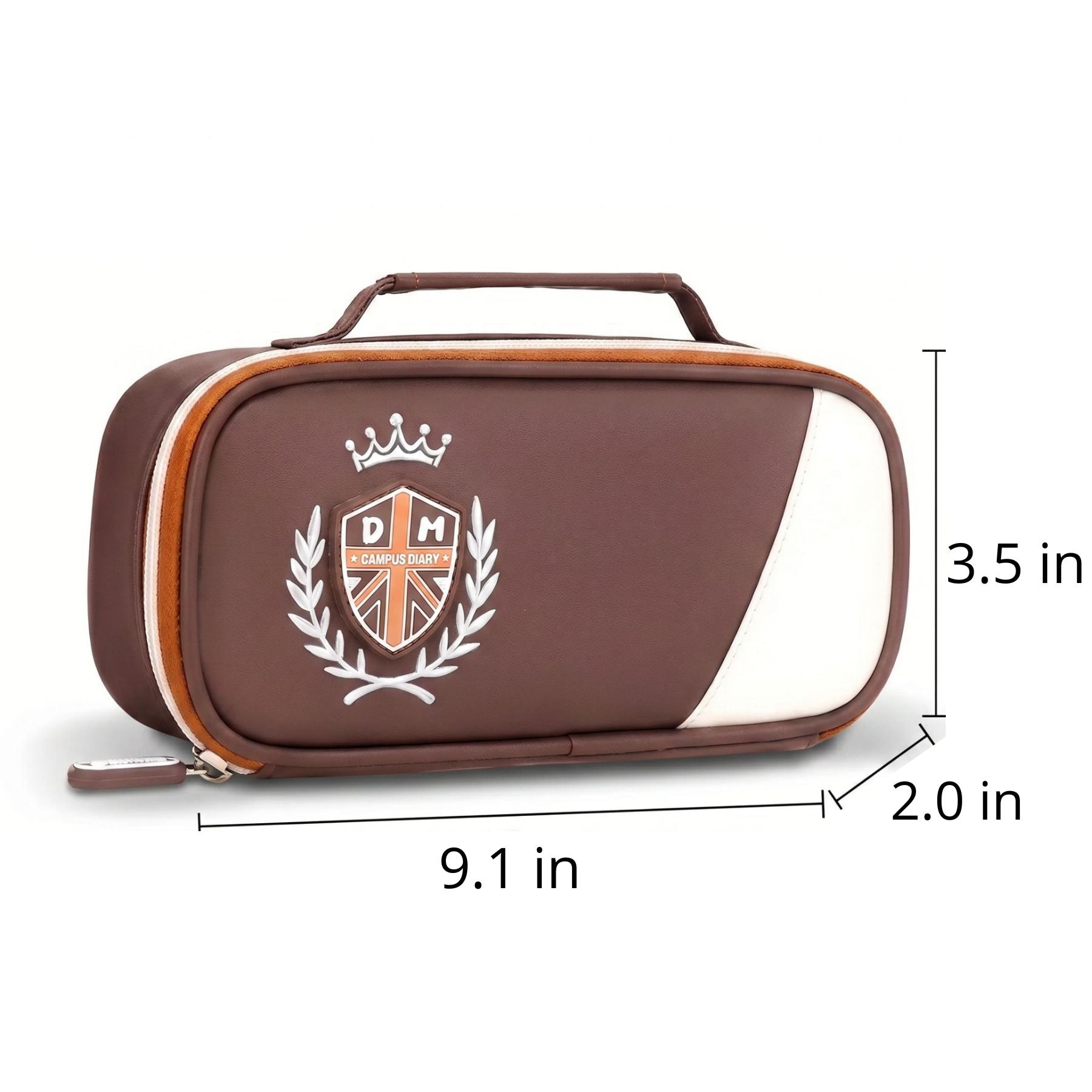 Brown School Backpack | 3-Piece Set | Durable Oxford Fabric