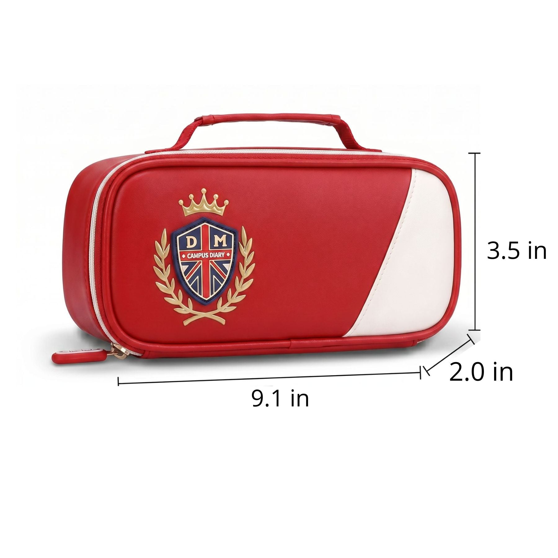 Burgundy School Backpack | 3-Piece Set | Durable Oxford Fabric