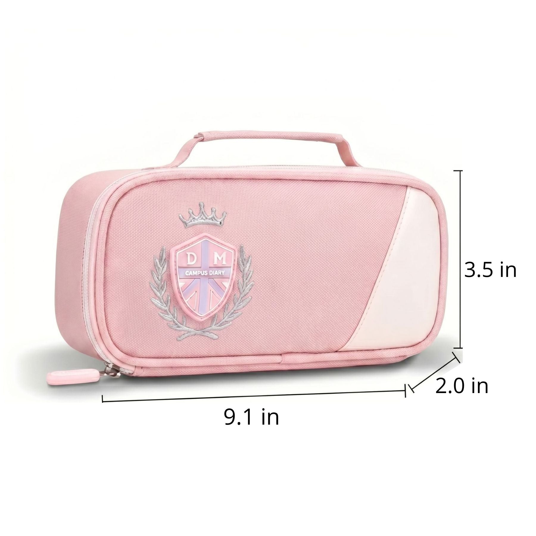 Royal Blue & Pink School Backpack | 3-Piece Set | Durable Oxford Fabric