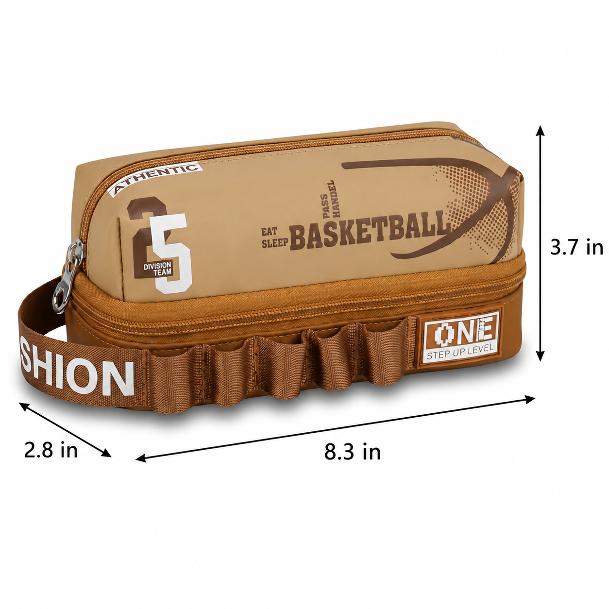 Basketball Pencil Case | Large Capacity | Multi-Compartment | Oxford Fabric