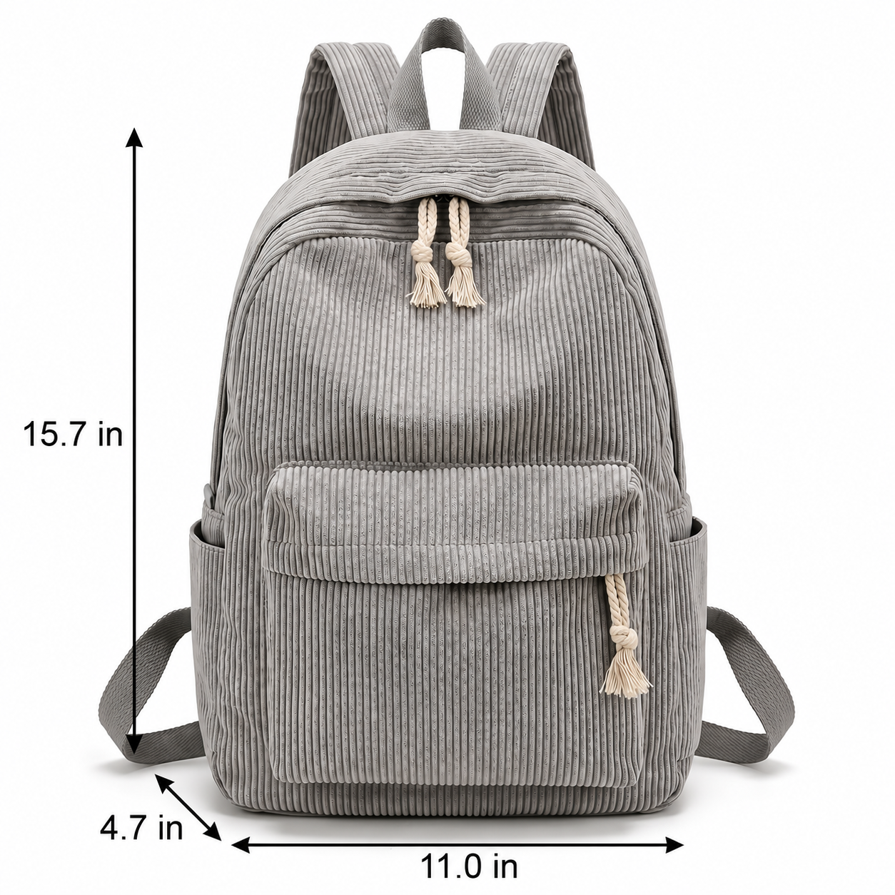 Corduroy Backpack | Large Capacity | Multiple Compartments | Casual Style