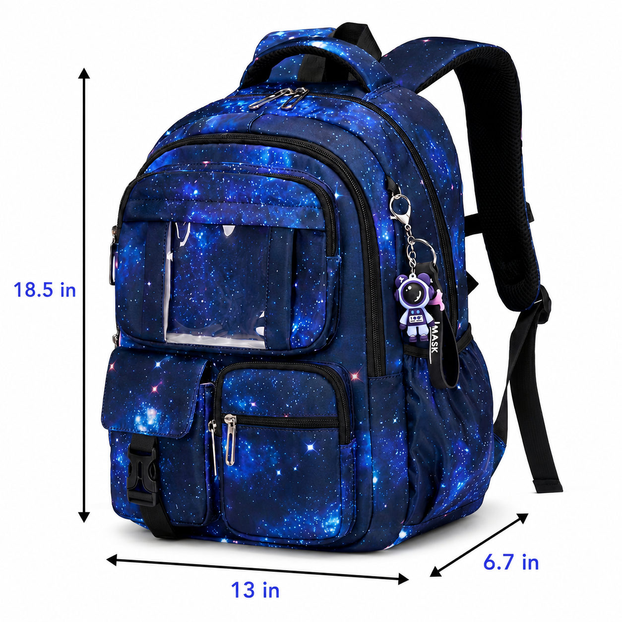 Galaxy School Backpack | Large Capacity | Durable Oxford | Space Design