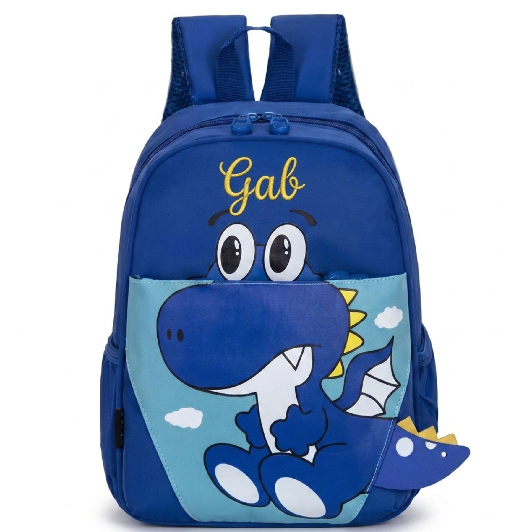 Cartable Dinosaure Personnalisé avec Prénom Brodé | Nylon résistant | Cartable Maternelle Enfant