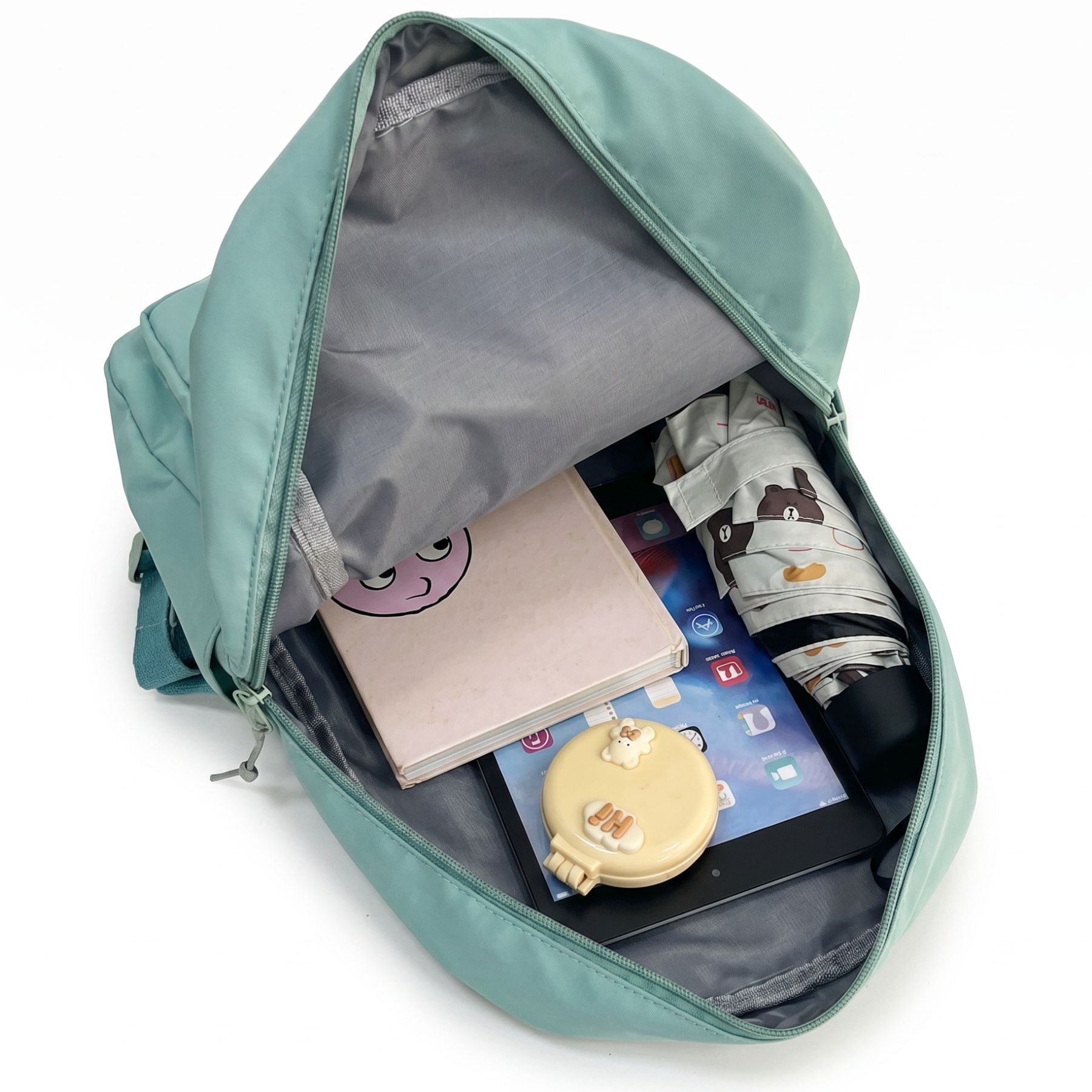 Cartable Personnalisé ourson Enfant | Prénom Brodé | Nylon résistant | Idéal pour la Maternelle et le primaire