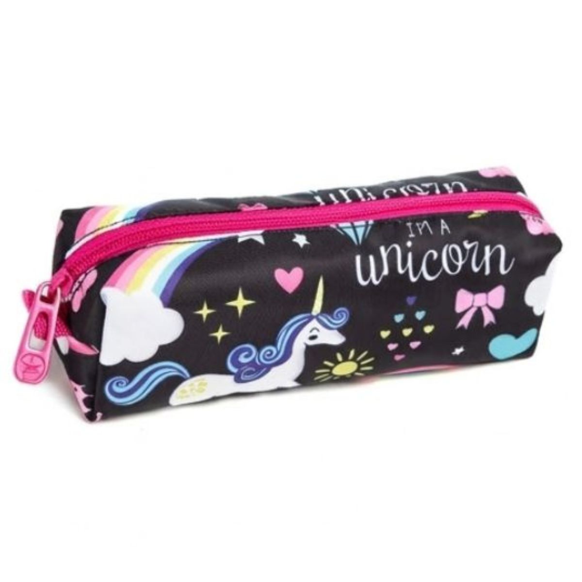Cartable licorne à roulettes | Ensemble 3 pièces (Sac+lunch bag+trousse) | Tissu Oxford imperméable