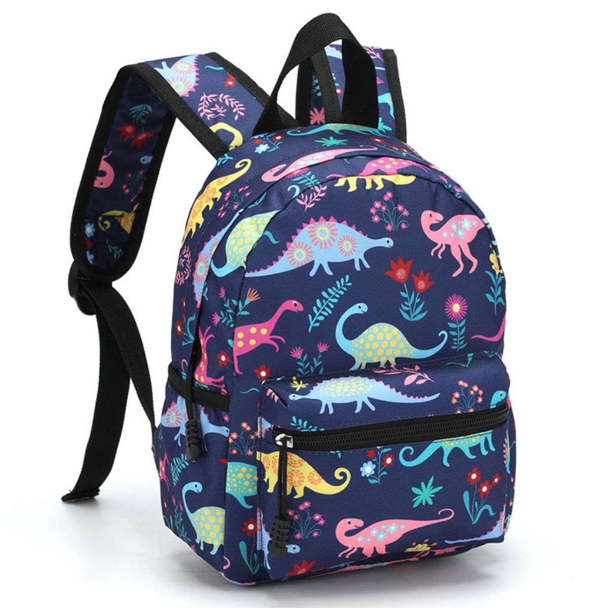 Cartable dinosaures fantaisie | Compartiments pratiques | Tissu Oxford résistant