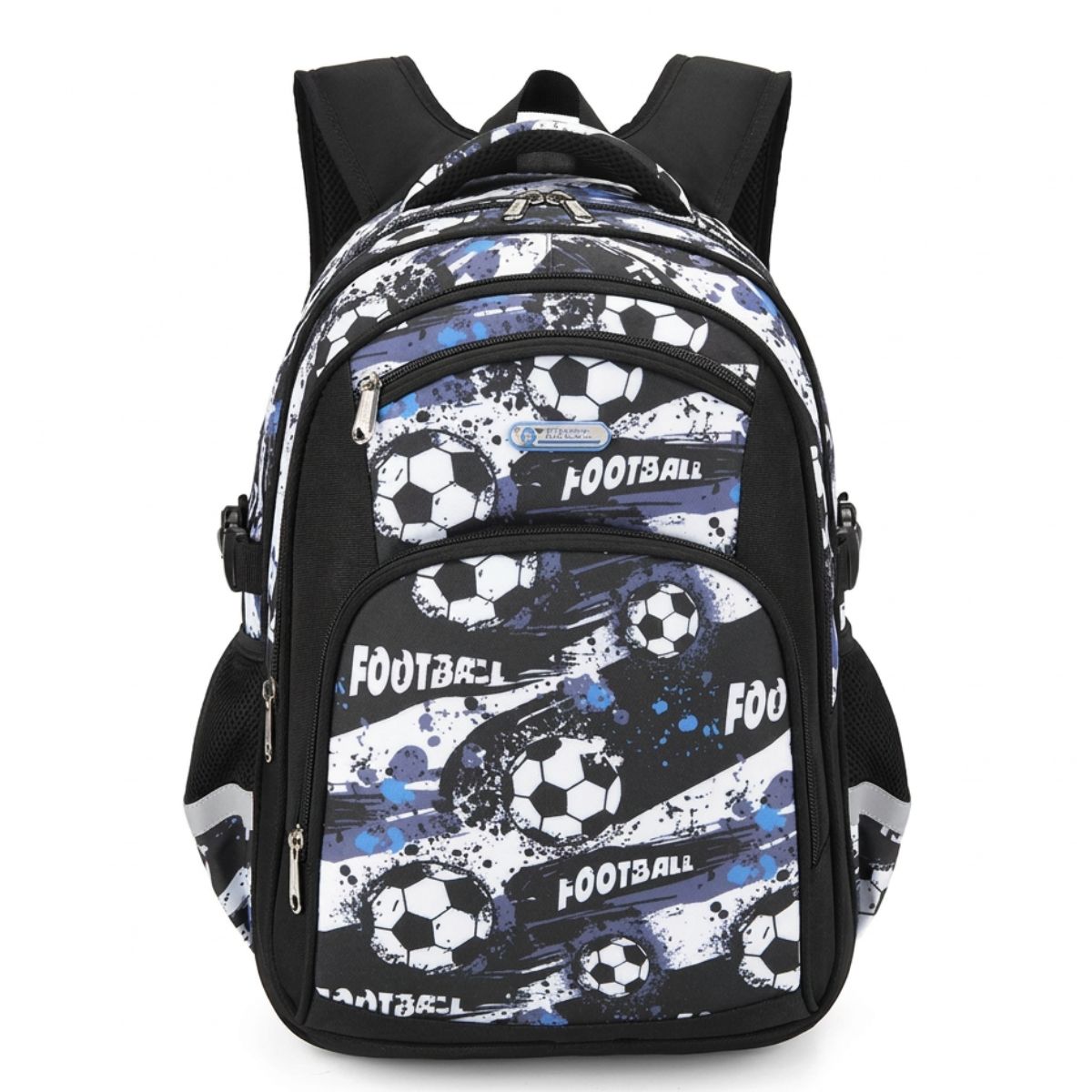 Cartable football pour garçon | Tissu Oxford résistant | Dos respirant | Grande capacité
