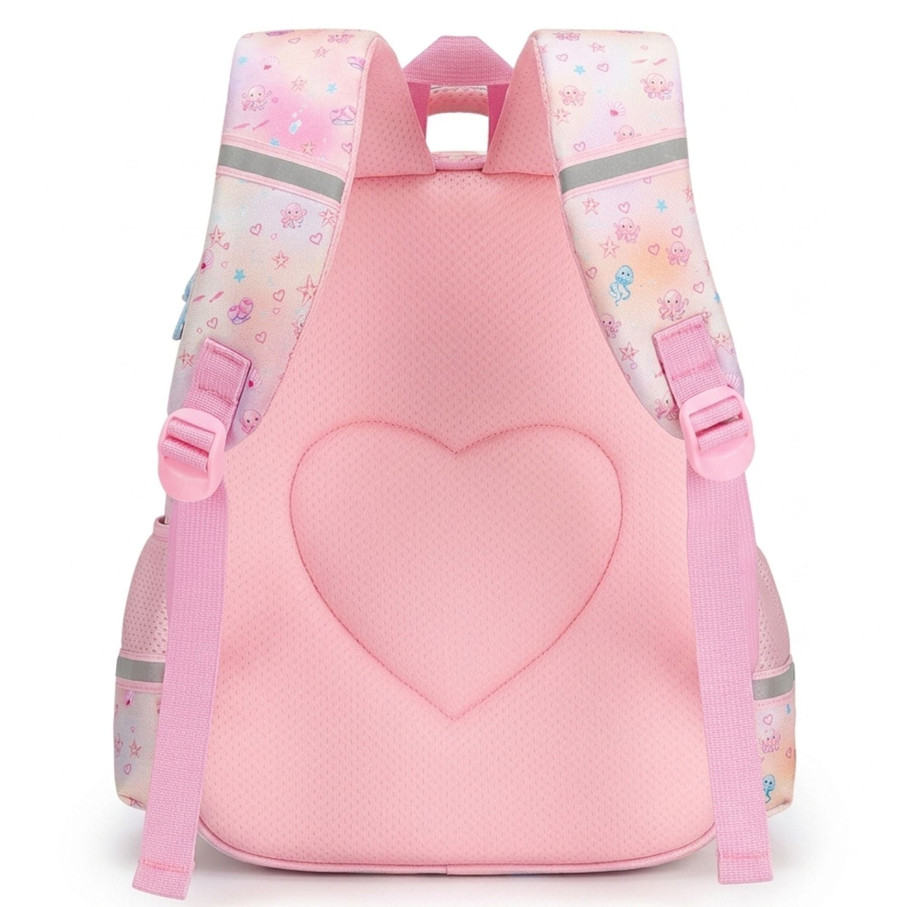 Cartable scolaire sirène 3D en tissu Oxford | Grande capacité | Dos respirant
