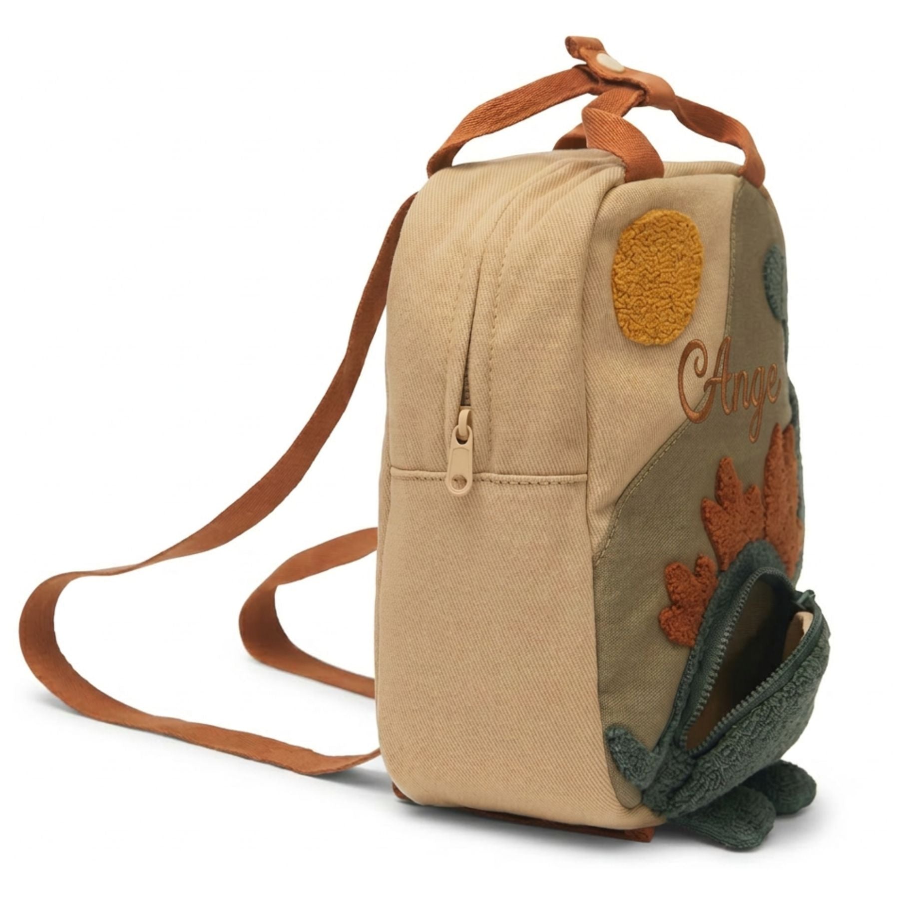 Sac à dos Dinosaure Personnalisé | Prénom Brodé | Cartable Maternelle Enfant