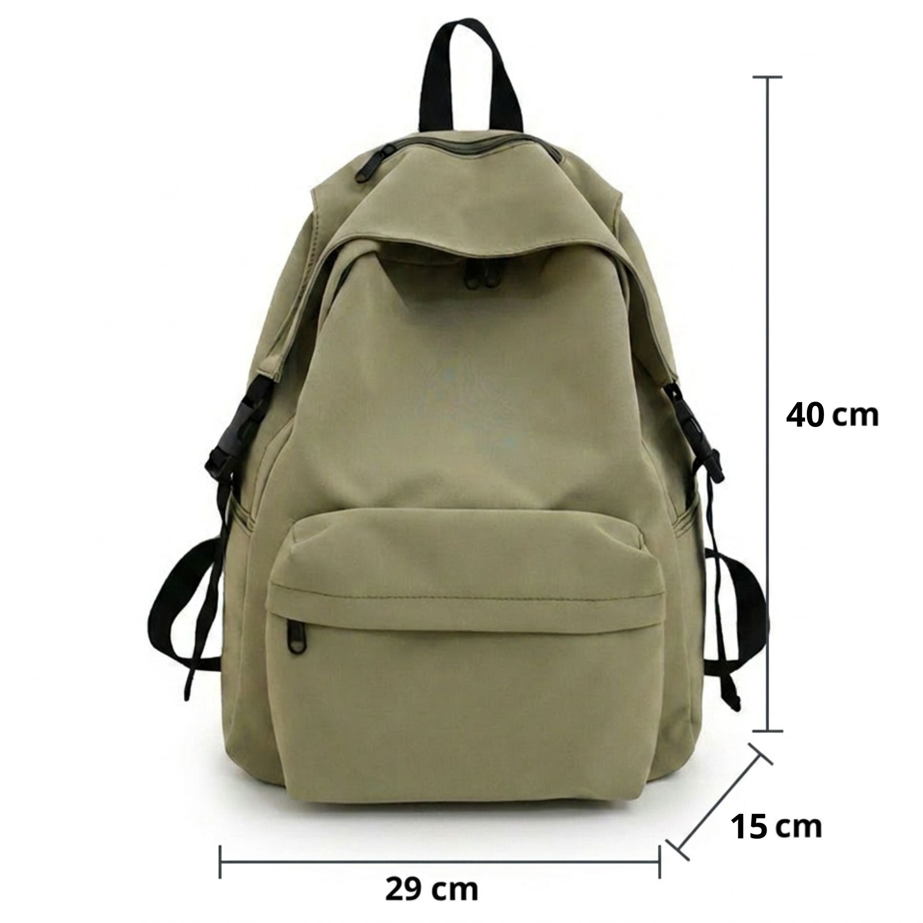Sac à dos quotidien polyvalent | Compartiments pratiques | Nylon résistant