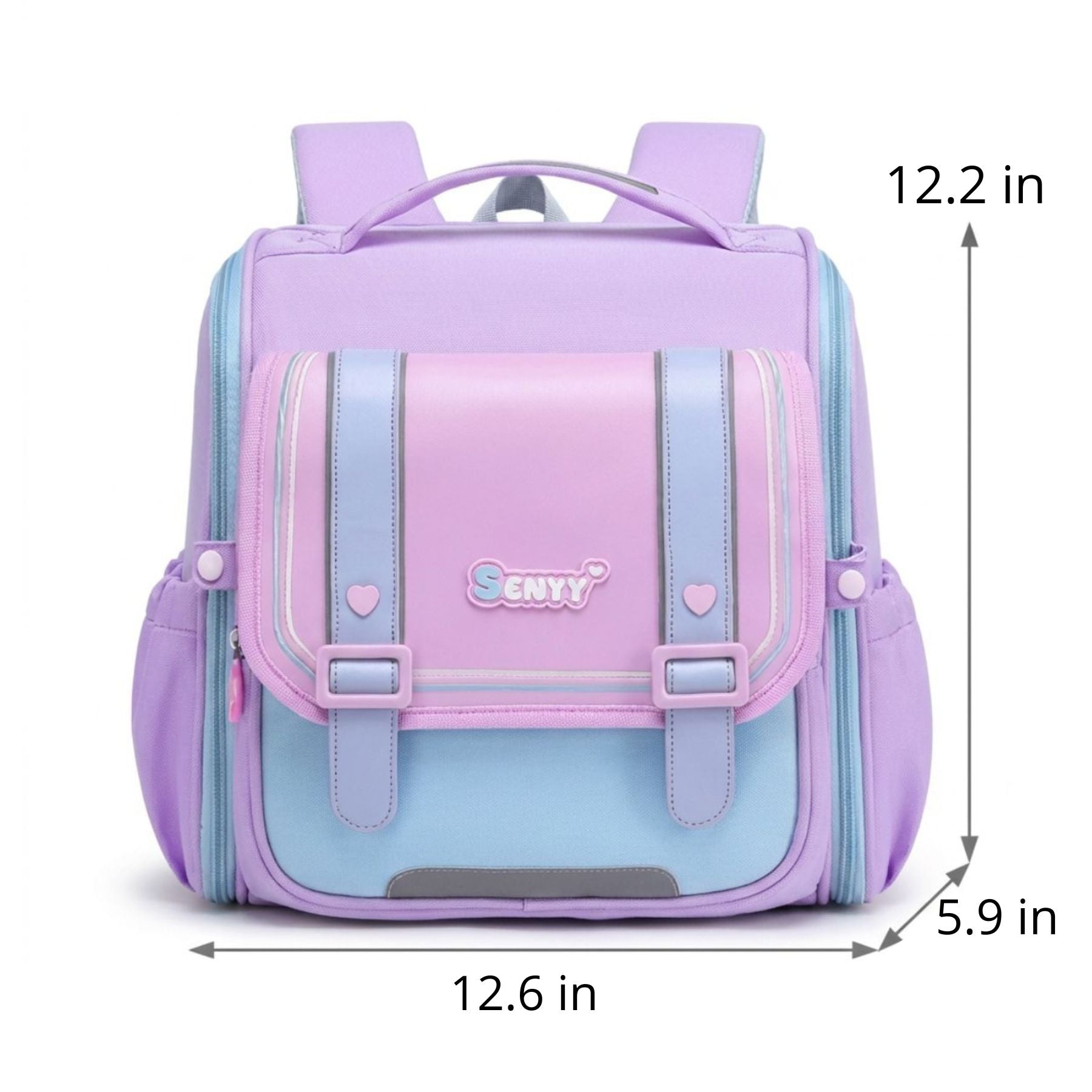 Preppy School Backpack | Spacious Compartments | Waterproof Oxford Fabric