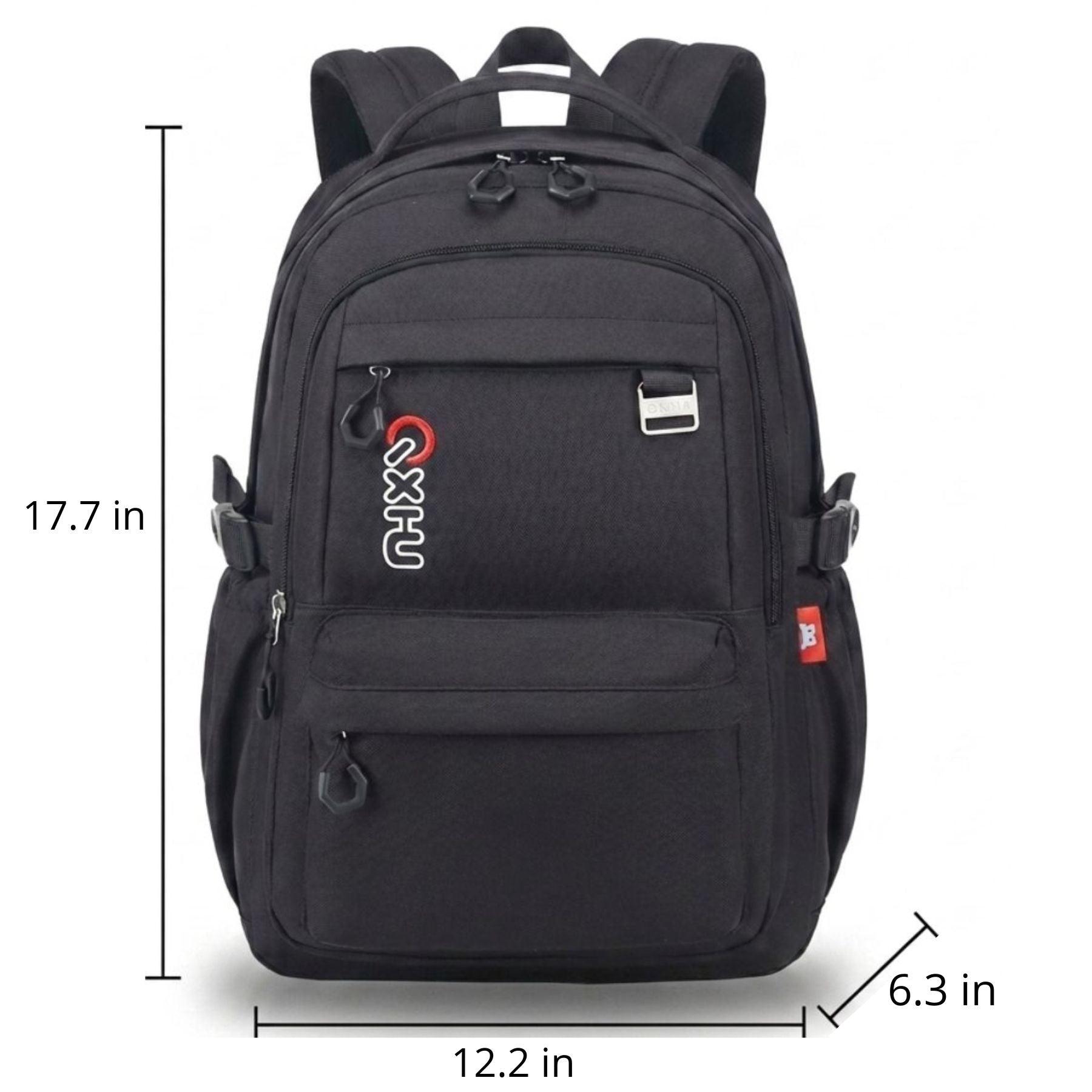 Trendy School Backpack | Multiple Compartments | Durable Oxford Fabric