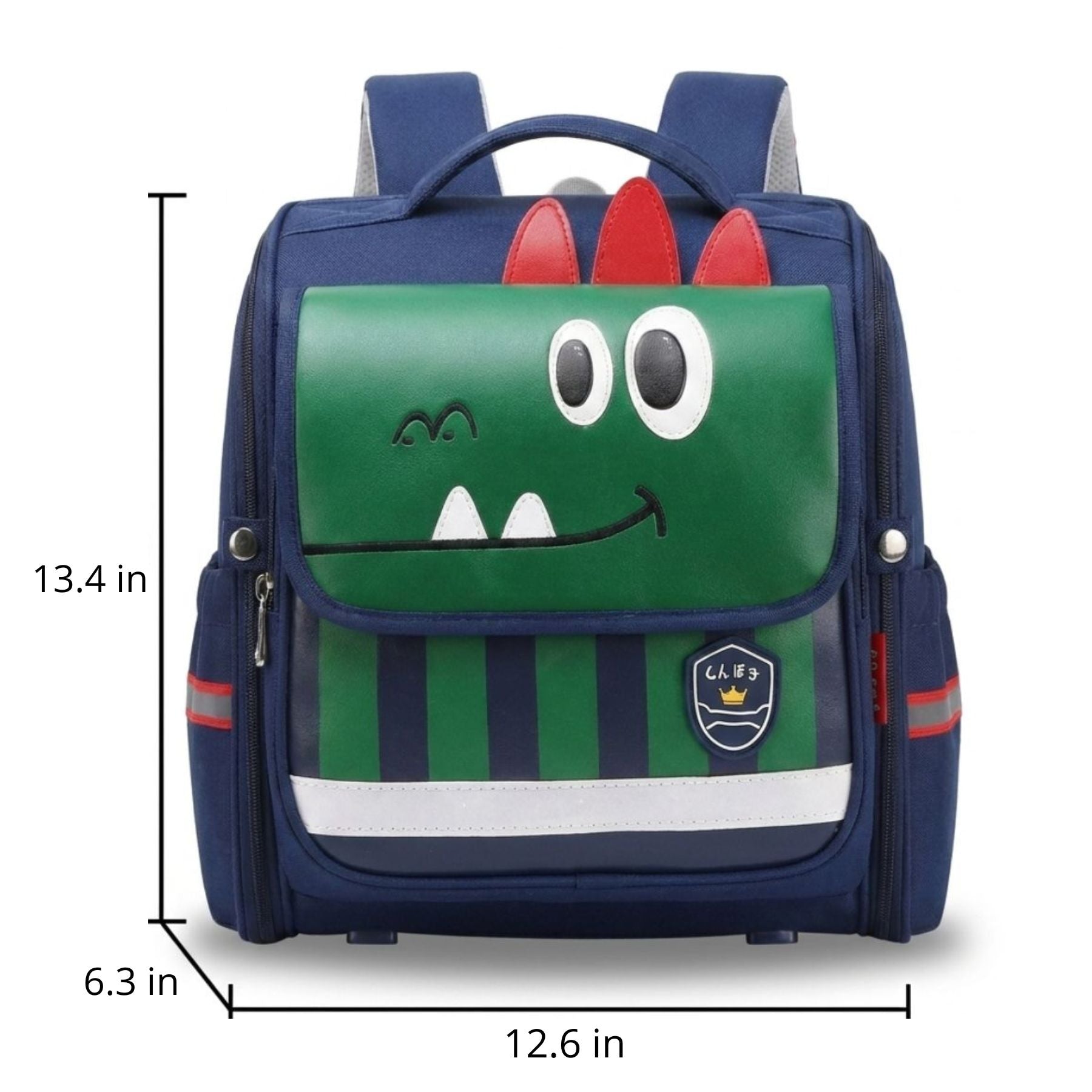 Dinosaur Nursery School Bag | Multiple Compartments | Waterproof Oxford Fabric