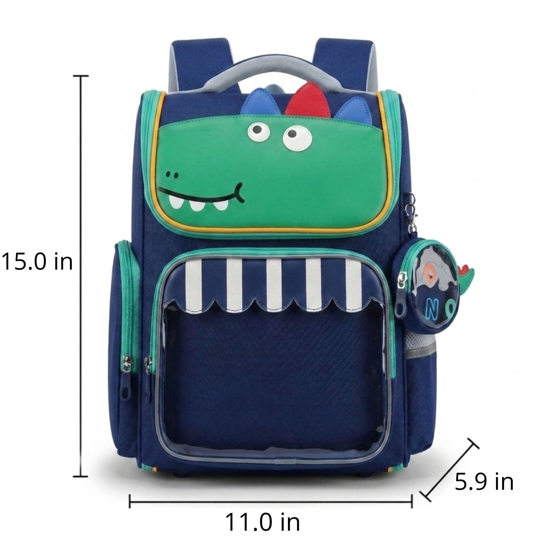 Dinosaur School Backpack | Durable Oxford Fabric | Large Capacity | Everyday Comfort