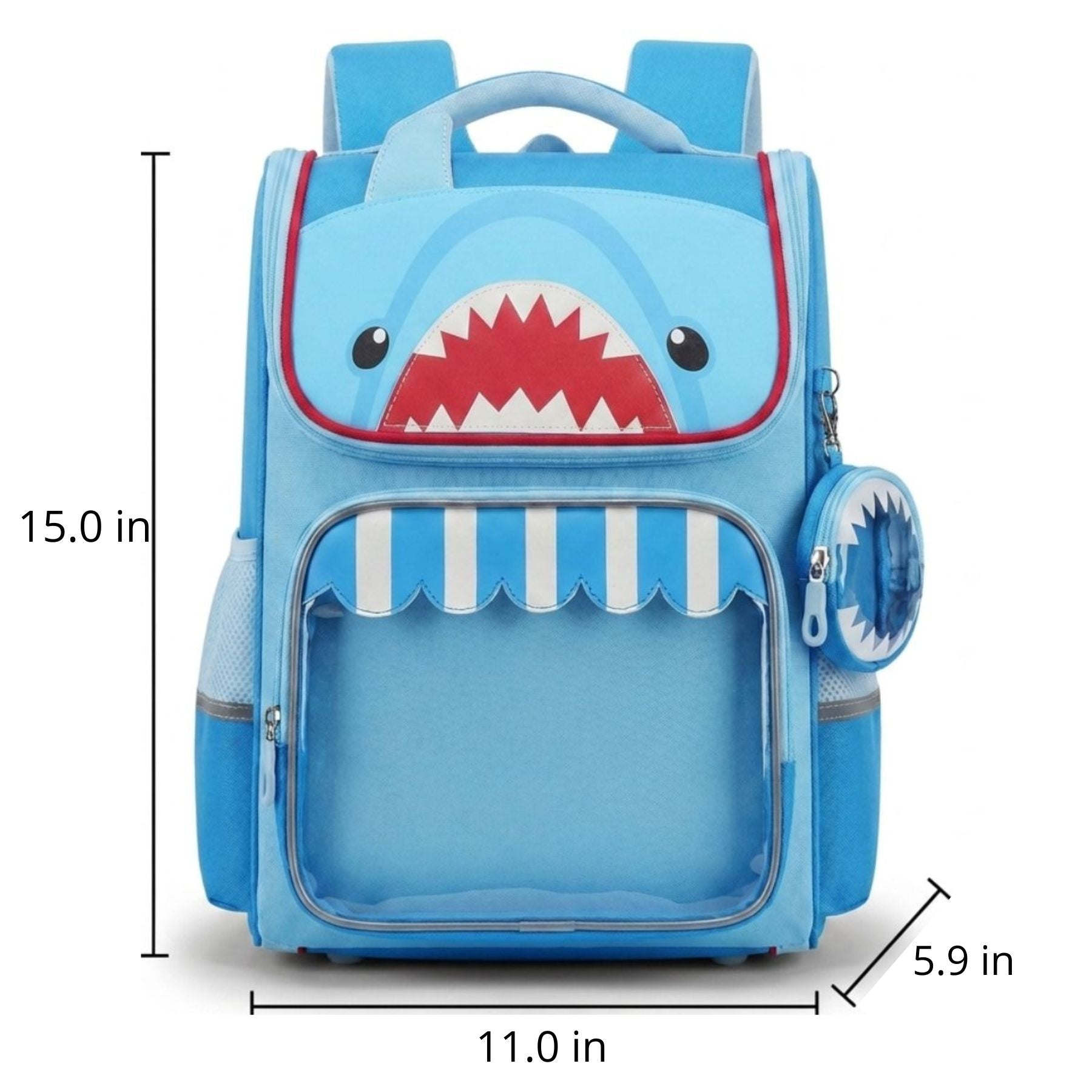 Shark School Backpack for Boys | Durable Oxford Fabric | Large Capacity | Everyday Comfort