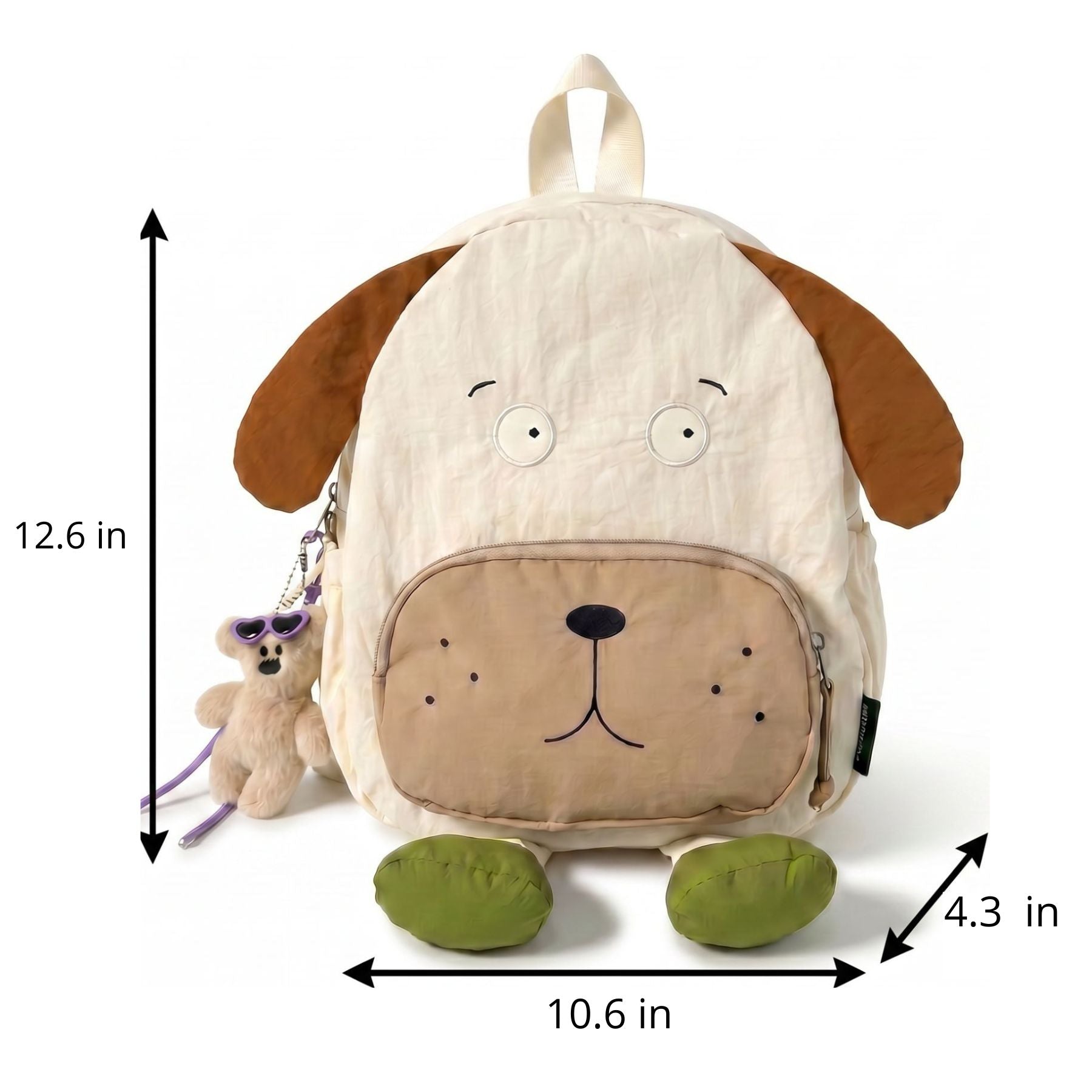 Kawaii Dog Nursery Backpack | Adjustable Shoulder Straps | Lightweight Nylon