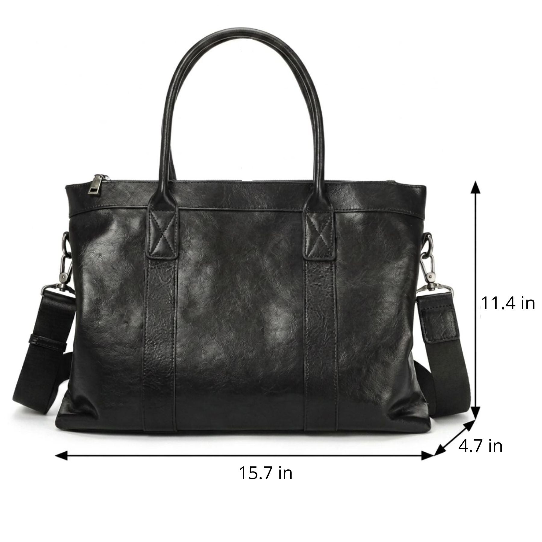 Leather Tote Bag for Men & Women | Spacious Compartment | Genuine Leather