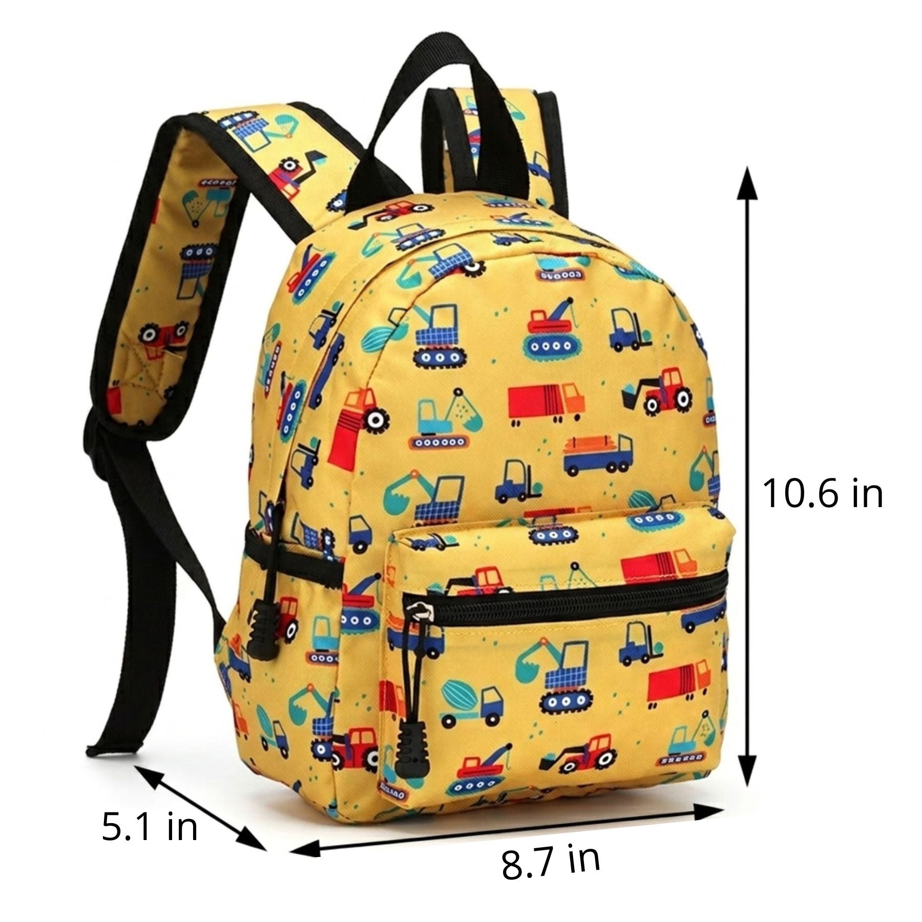 Yellow Construction Backpack | Durable Oxford Fabric | Comfortable Fit
