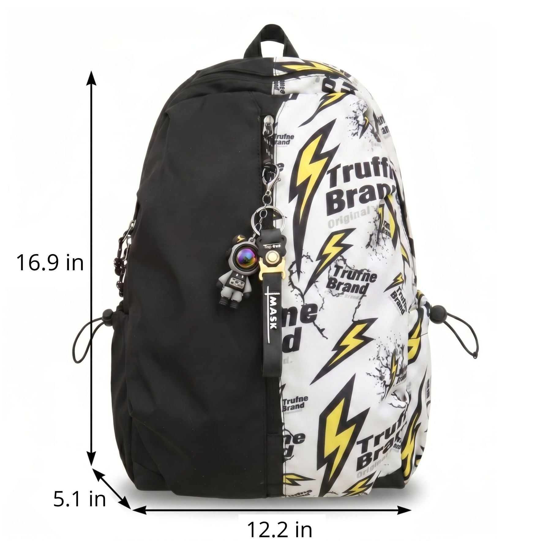 Lightning Streetwear School Backpack | Large Capacity | Waterproof Nylon
