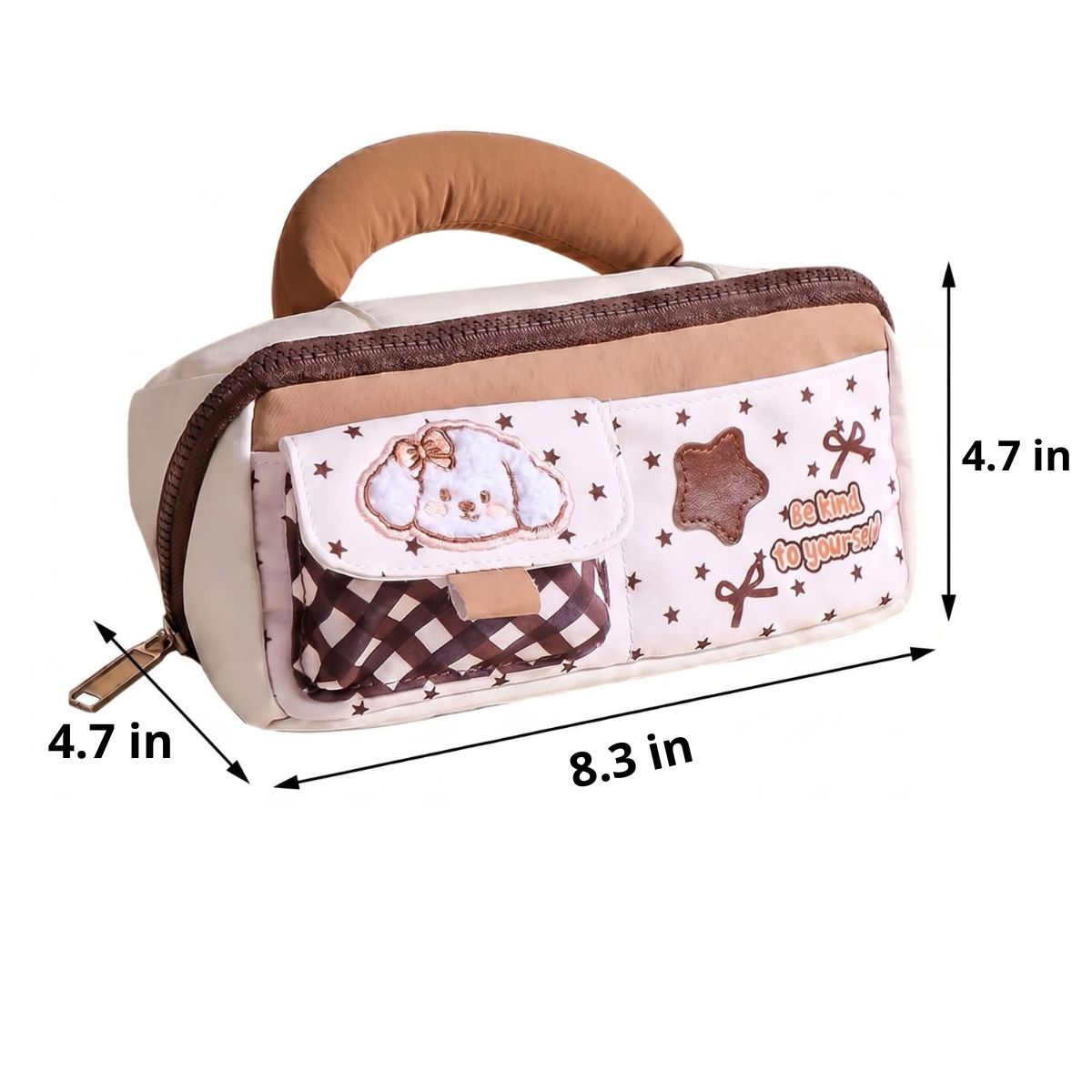 Kawaii Dog Pencil Case | Large Capacity | Holds up to 80 Pens | Japanese Style