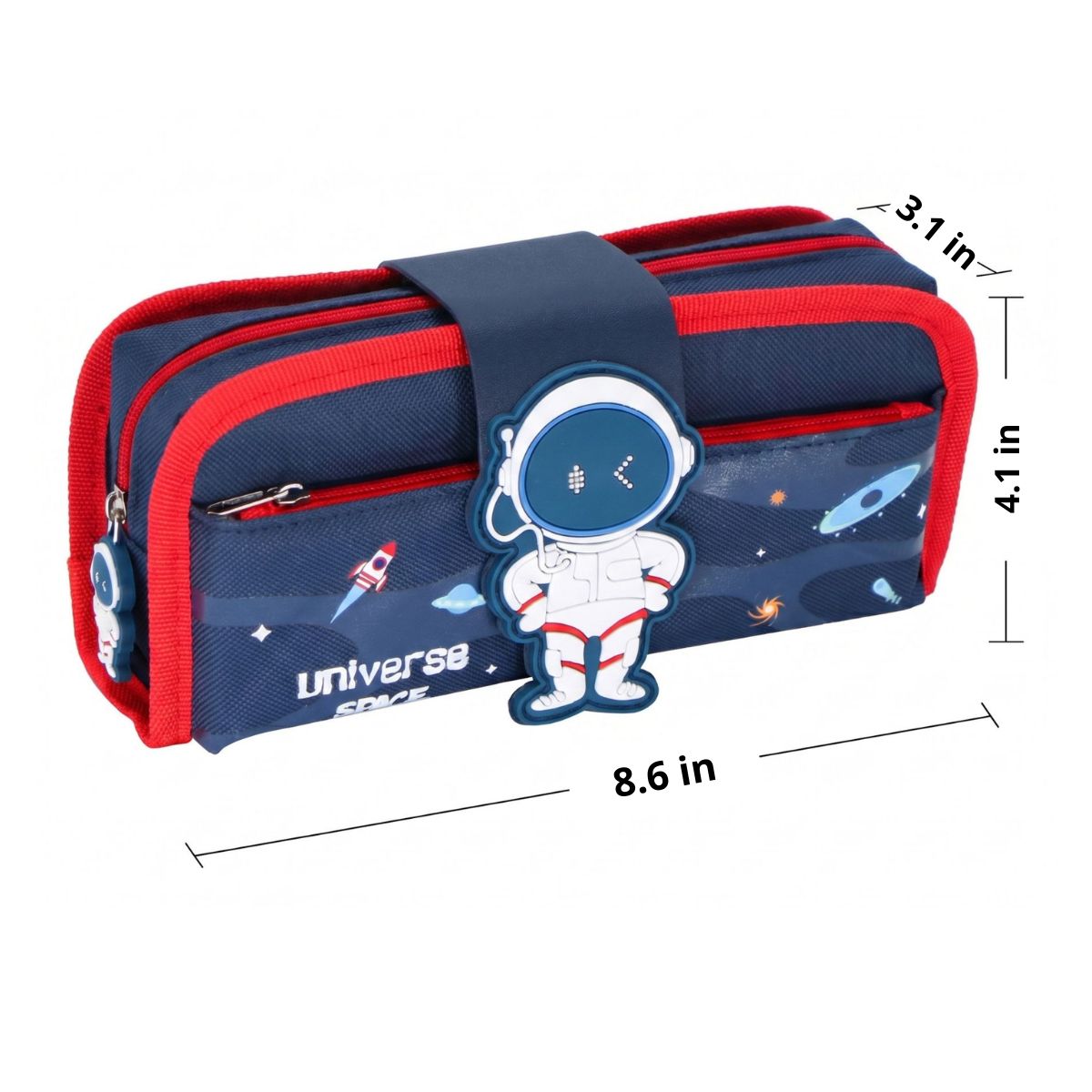 3D Astronaut Pencil Case | 2-in-1 Detachable Pouch | Large Capacity | Space Theme