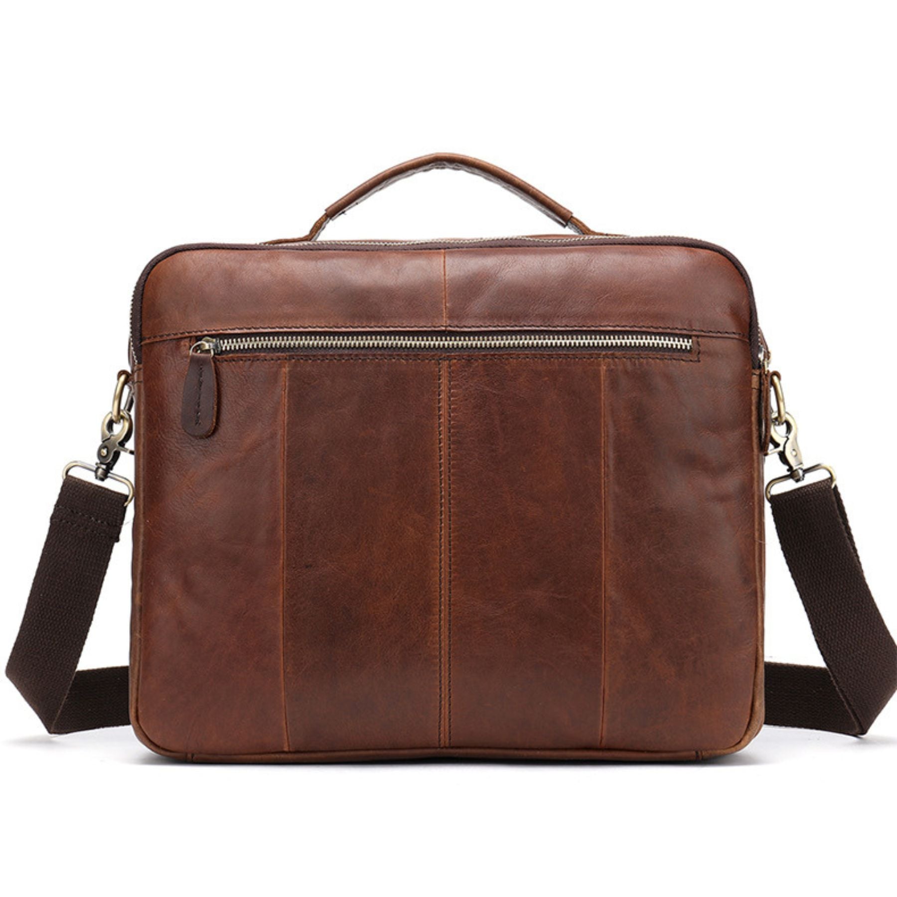 Sac bandoulière pour homme rétro vintage | Multiples poches | Cuir résistant