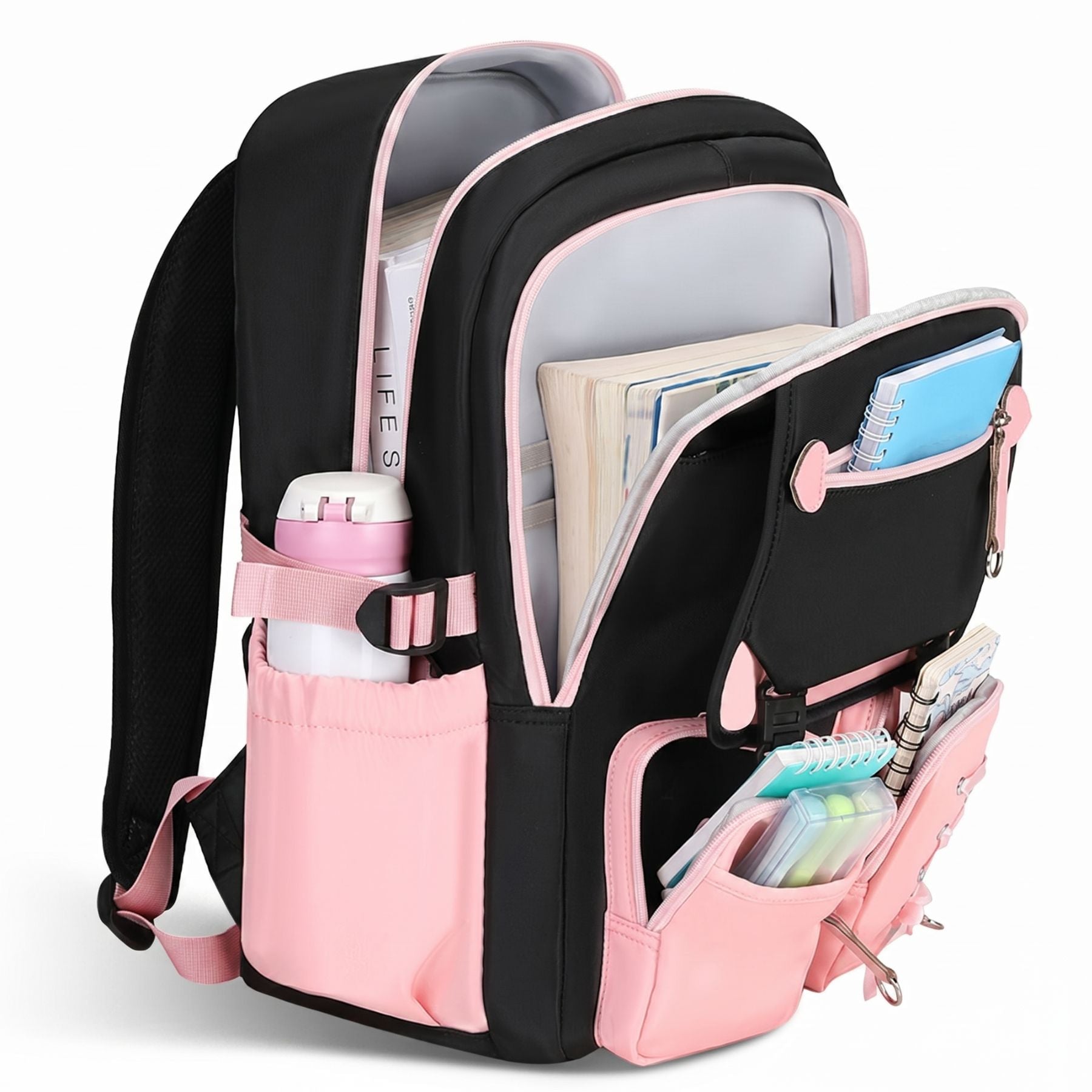 Sac scolaire décontracté kawaii | Grande capacité | Oxford résistant