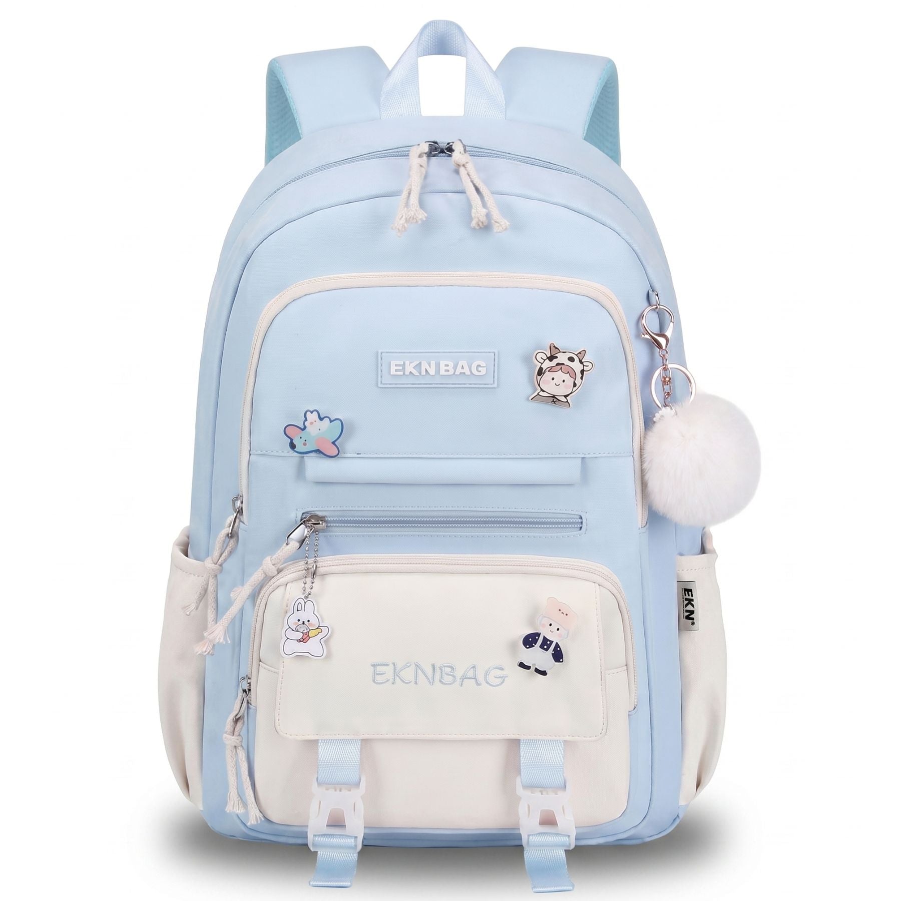 Sac scolaire Princesse Pastel | Compartiments multiples | Oxford résistant | Style kawaii
