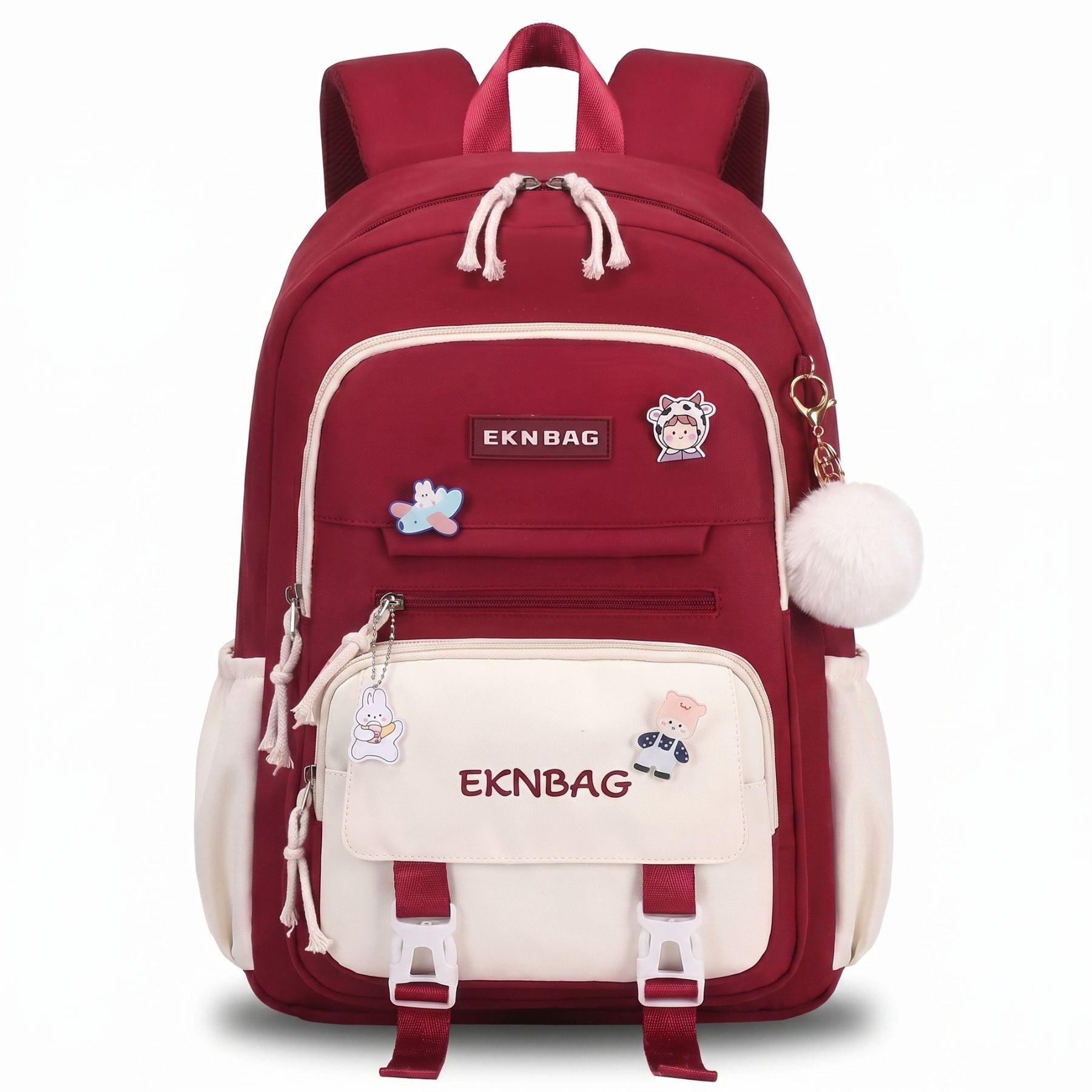 Sac scolaire Princesse Pastel | Compartiments multiples | Oxford résistant | Style kawaii
