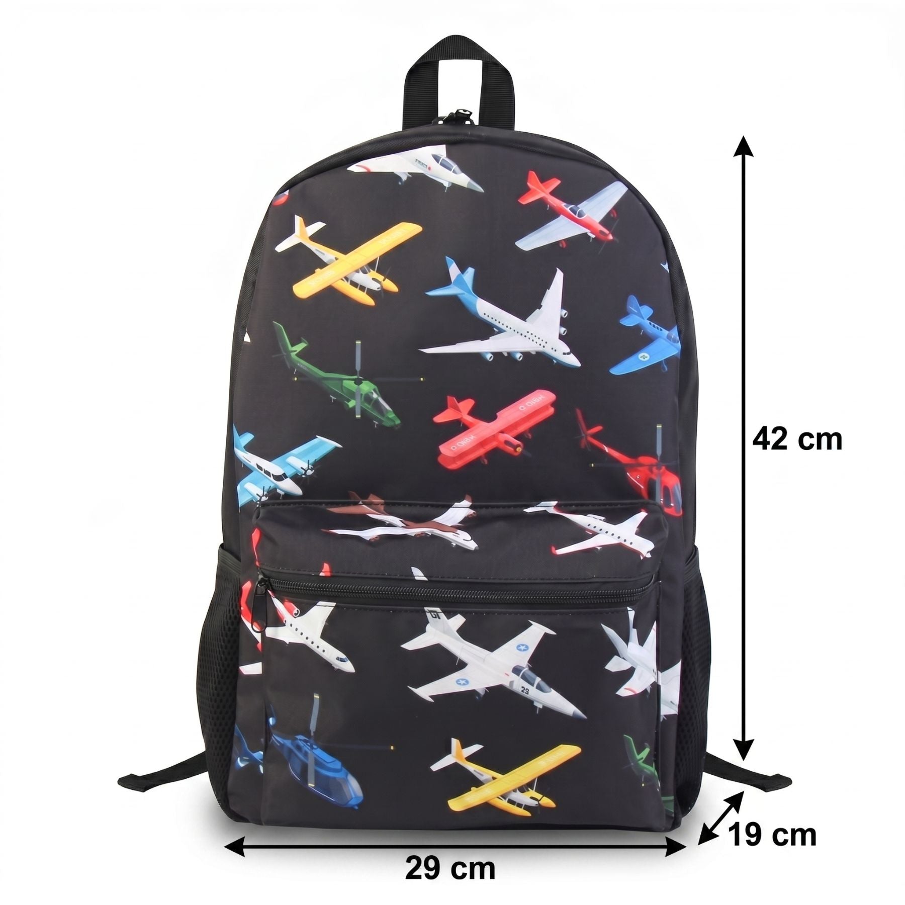 Sac à dos avion pour enfant | Grande capacité | Polyester résistant | Style moderne