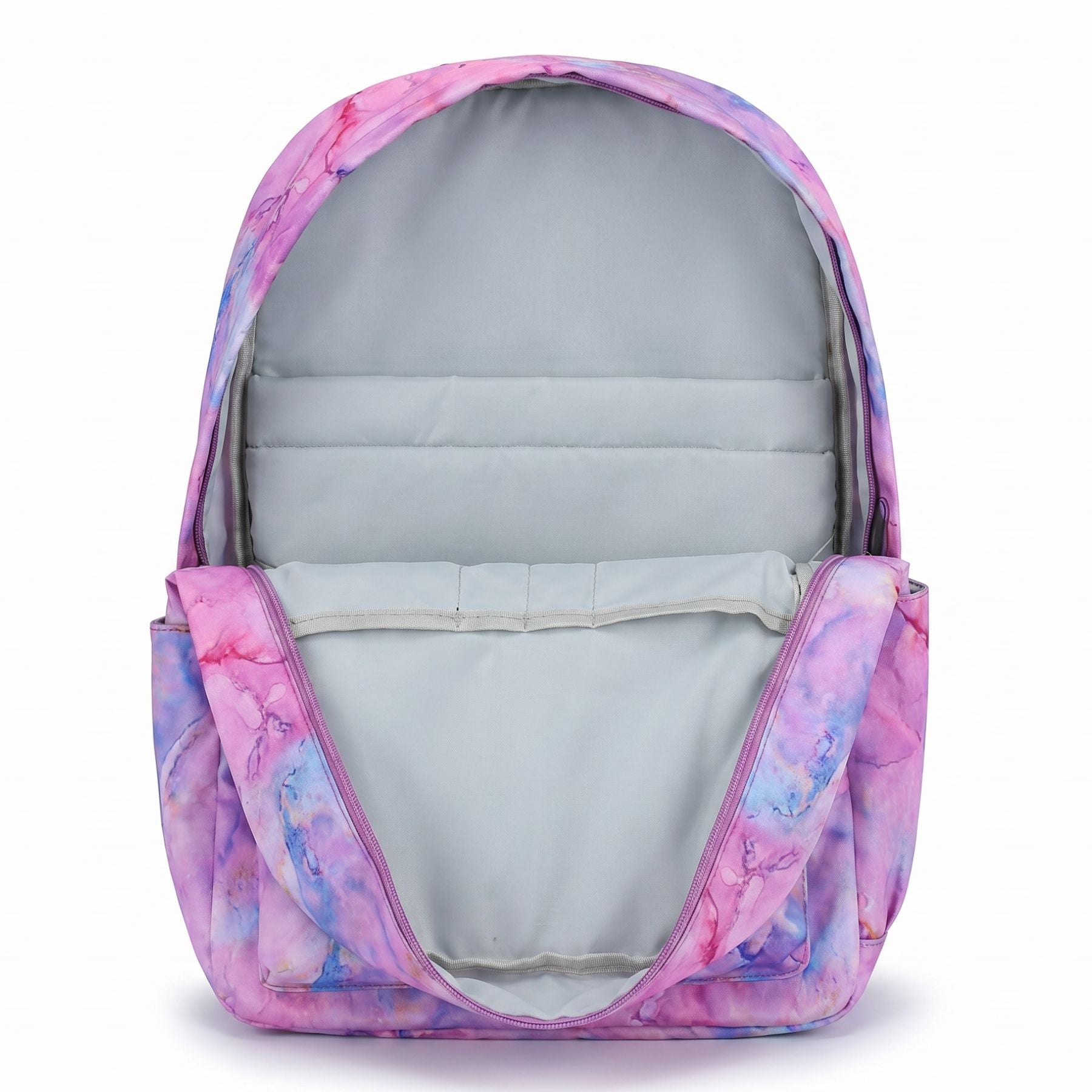 Sac à dos effet marbre | Tissu Oxford imperméable | Multiples rangements | Style tendance