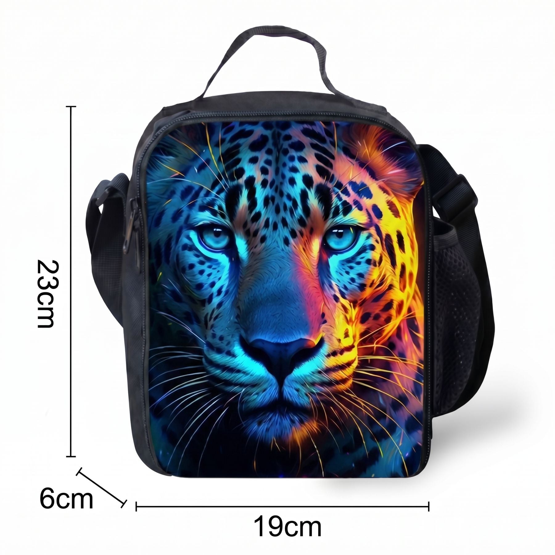 Sac à dos léopard pour enfant | Ensemble 3 pièces (sac + lunch bag + trousse) | Oxford résistant