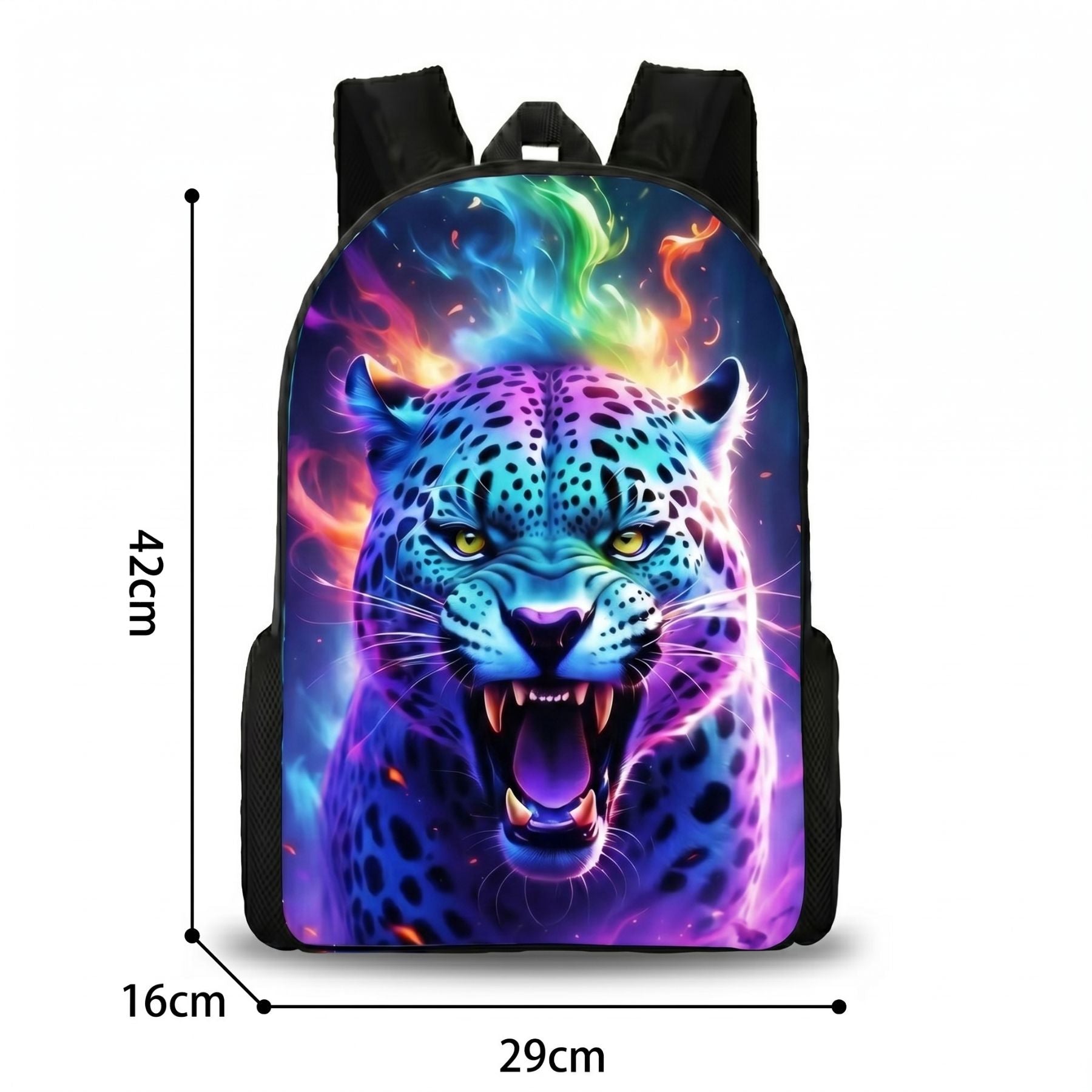 Sac à dos léopard rugissant pour enfant  | Ensemble 3 pièces | Oxford imperméable | Idéal pour école