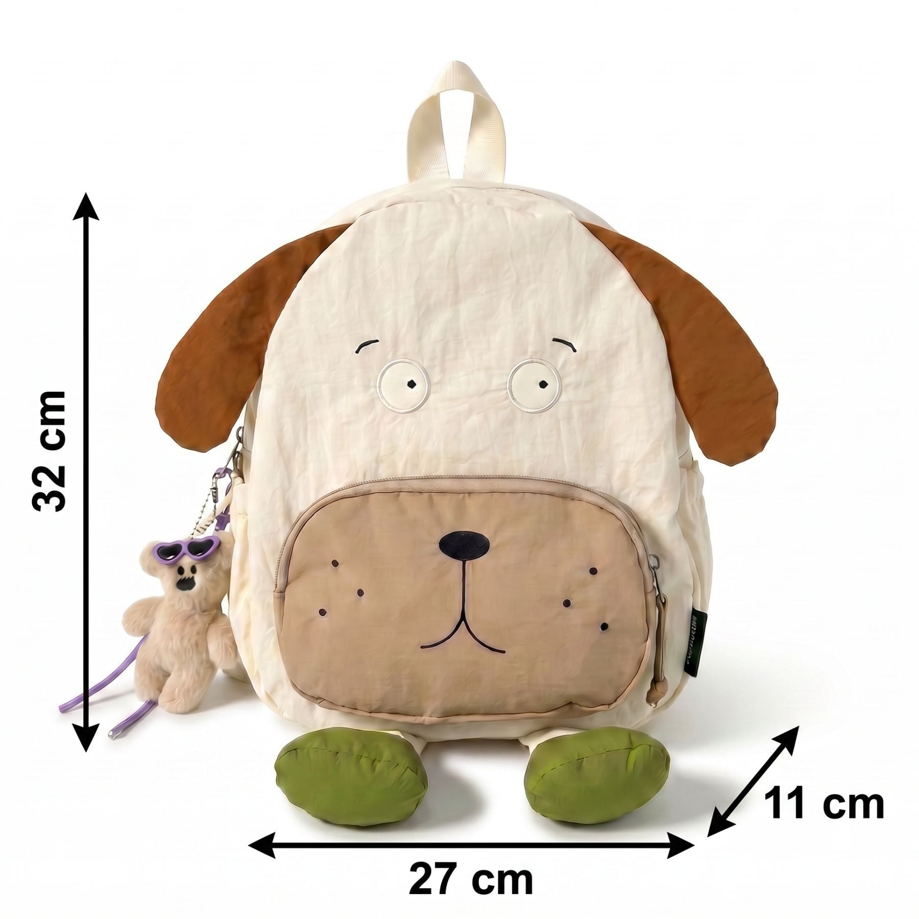 Sac à dos maternelle chien kawaii | Bretelles ajustables | Nylon confortable