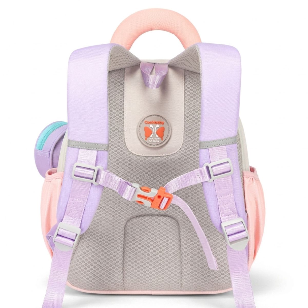 Sac à dos maternelle pastel | Pochette incluse | Tissu Oxford résistant | Transport facile