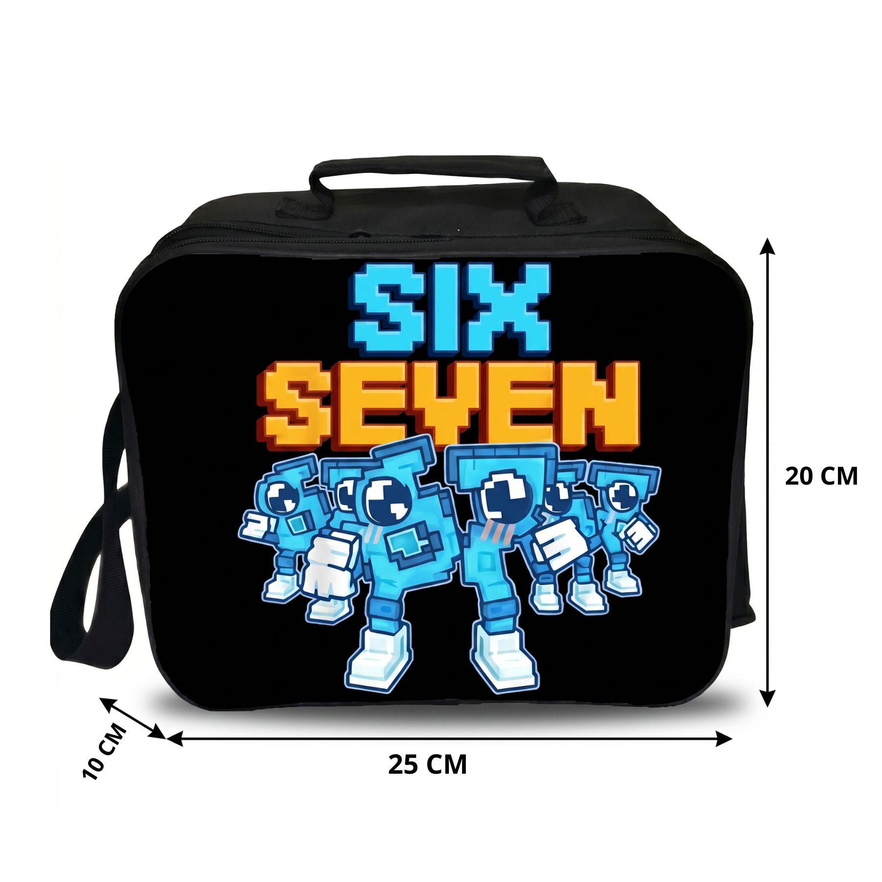 Sac à dos motif cartoon 67 | Ensemble 3 pièces (sac + lunch bag + trousse) | Oxford résistant
