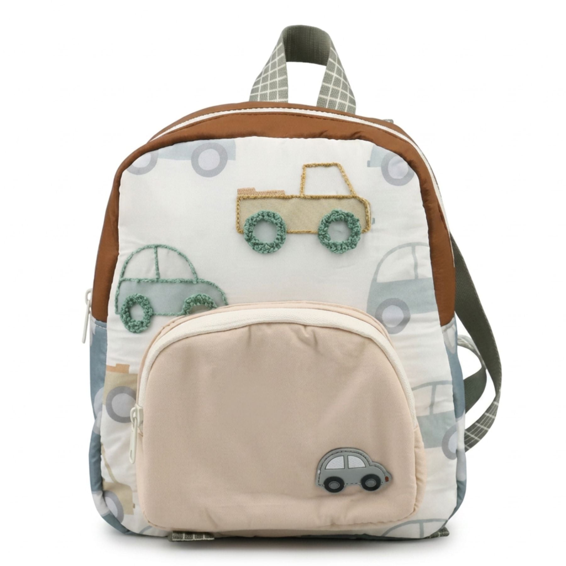 Sac à dos personnalisé voiture | Broderie prénom | Nylon résistant | Confort au quotidien