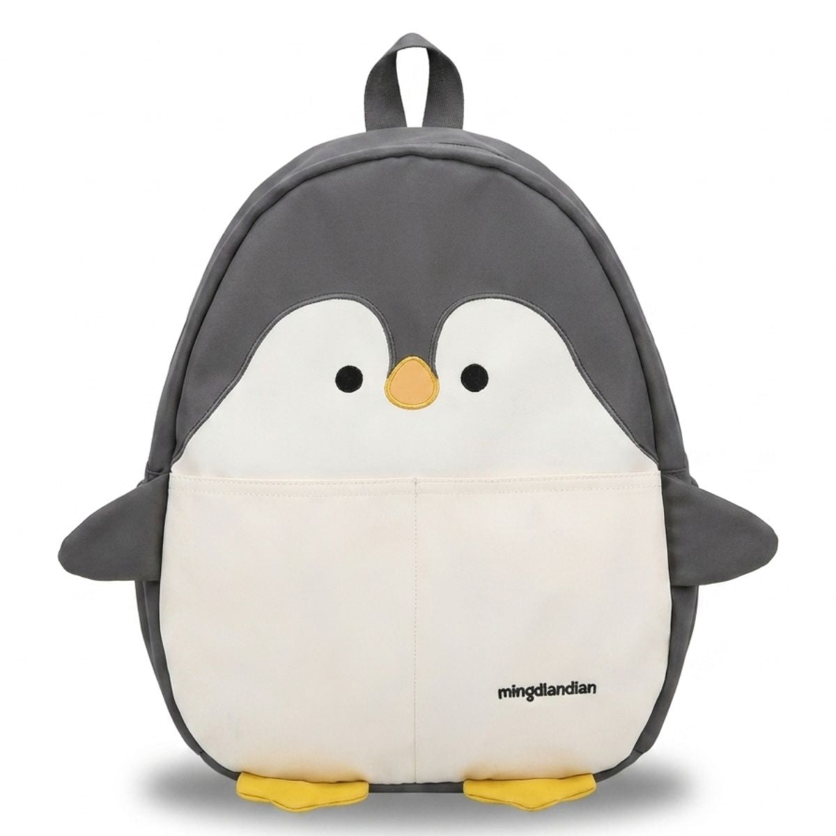 Sac à dos pingouin en nylon | Style cartoon kawaii | Bretelles confortables | Usage quotidien