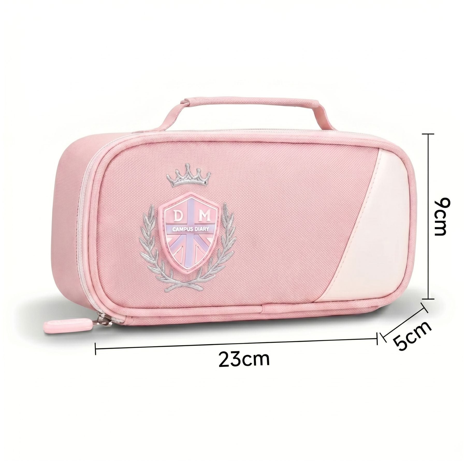 Sac à dos scolaire bleu royal et rose | Ensemble 3 pièces (sac + petit sac bandoulière + trousse) | Tissu Oxford résistant