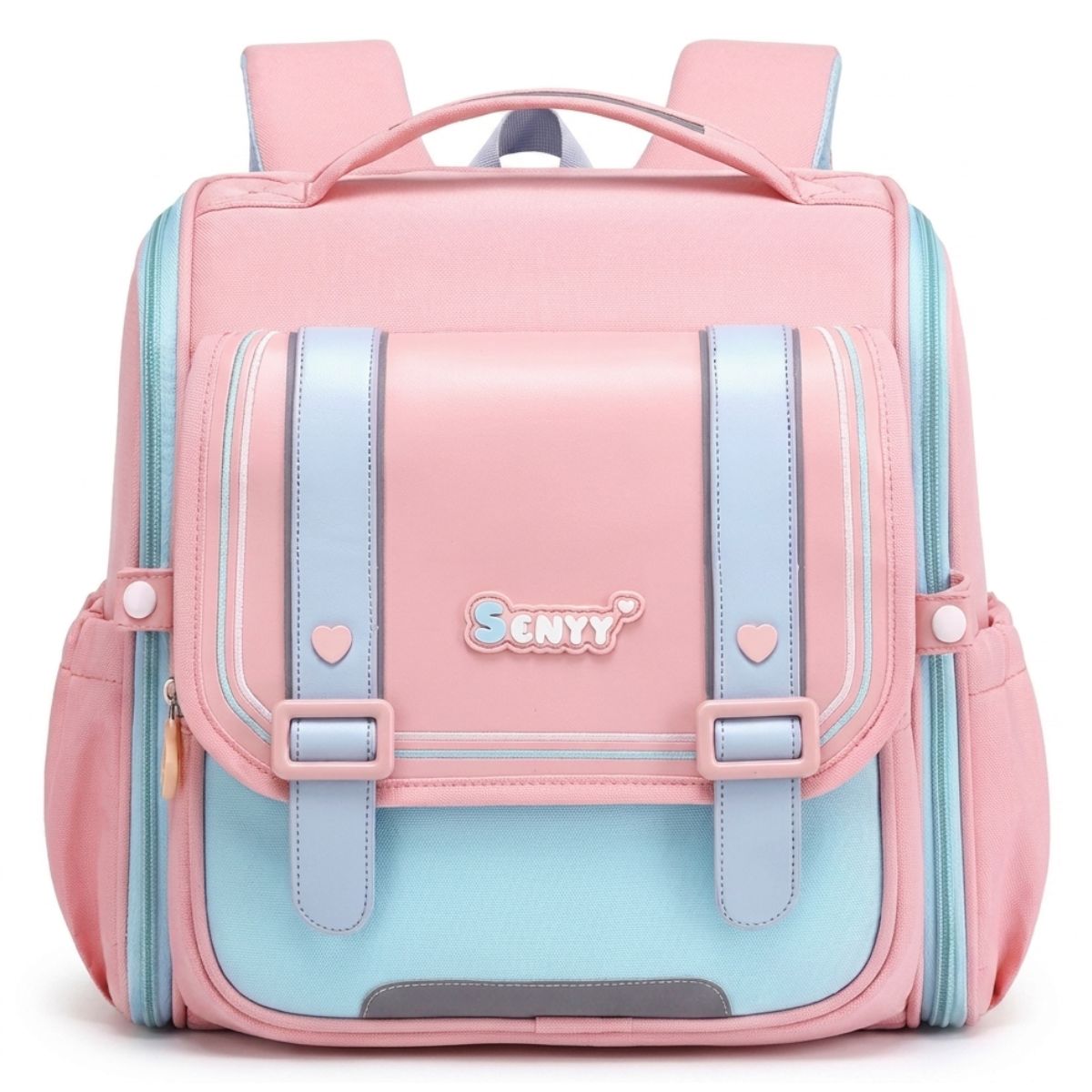 Sac à dos scolaire preppy | Compartiments spacieux | Oxford imperméable