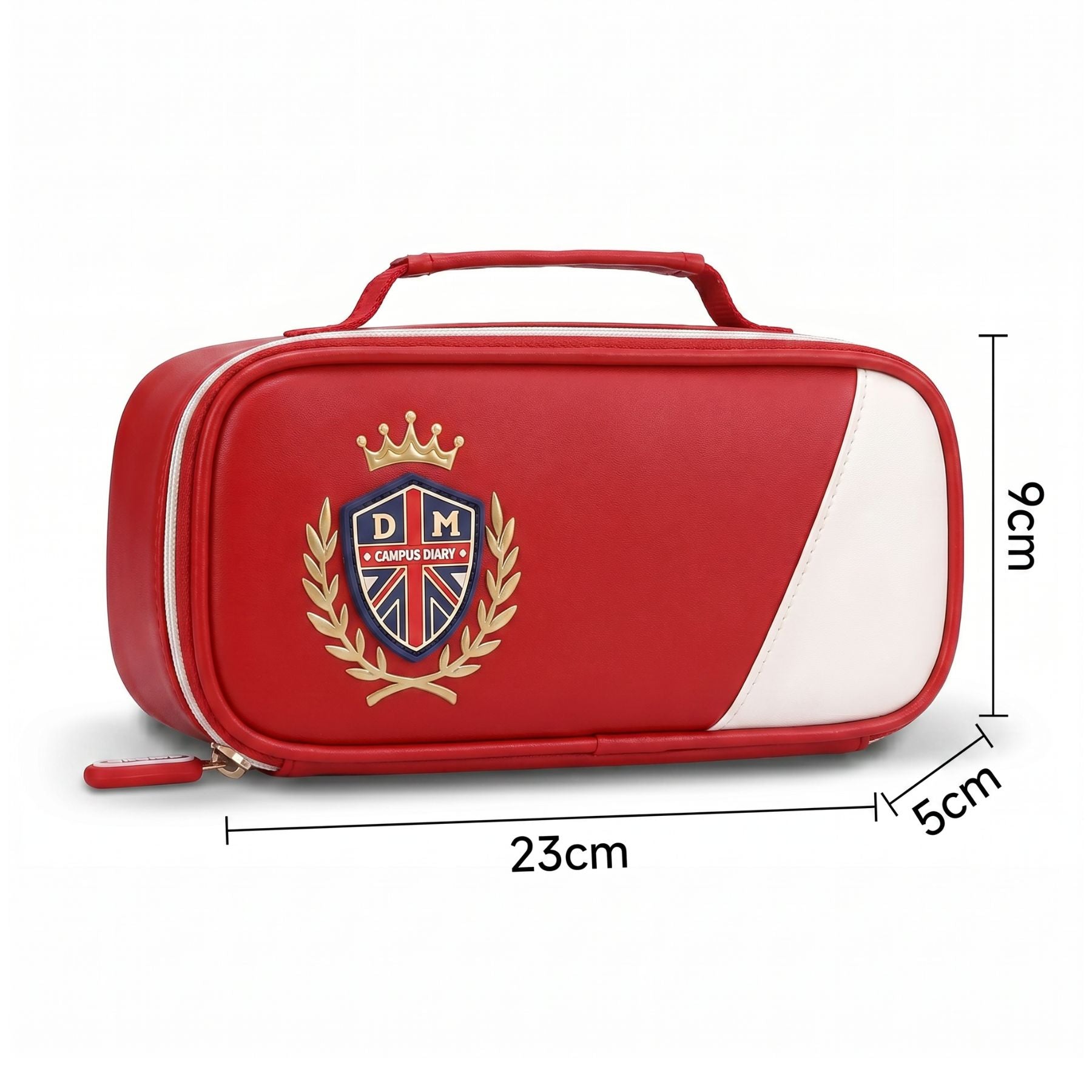 Sac à dos scolaire rouge Bordeaux | Ensemble 3 pièces (sac + petit sac bandoulière + trousse) | Tissu Oxford résistant