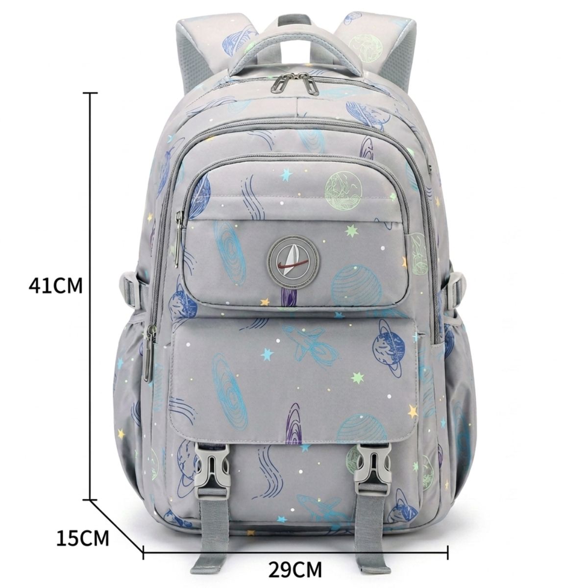 Sac à dos scolaire spatial | Multiples compartiments | Oxford imperméable
