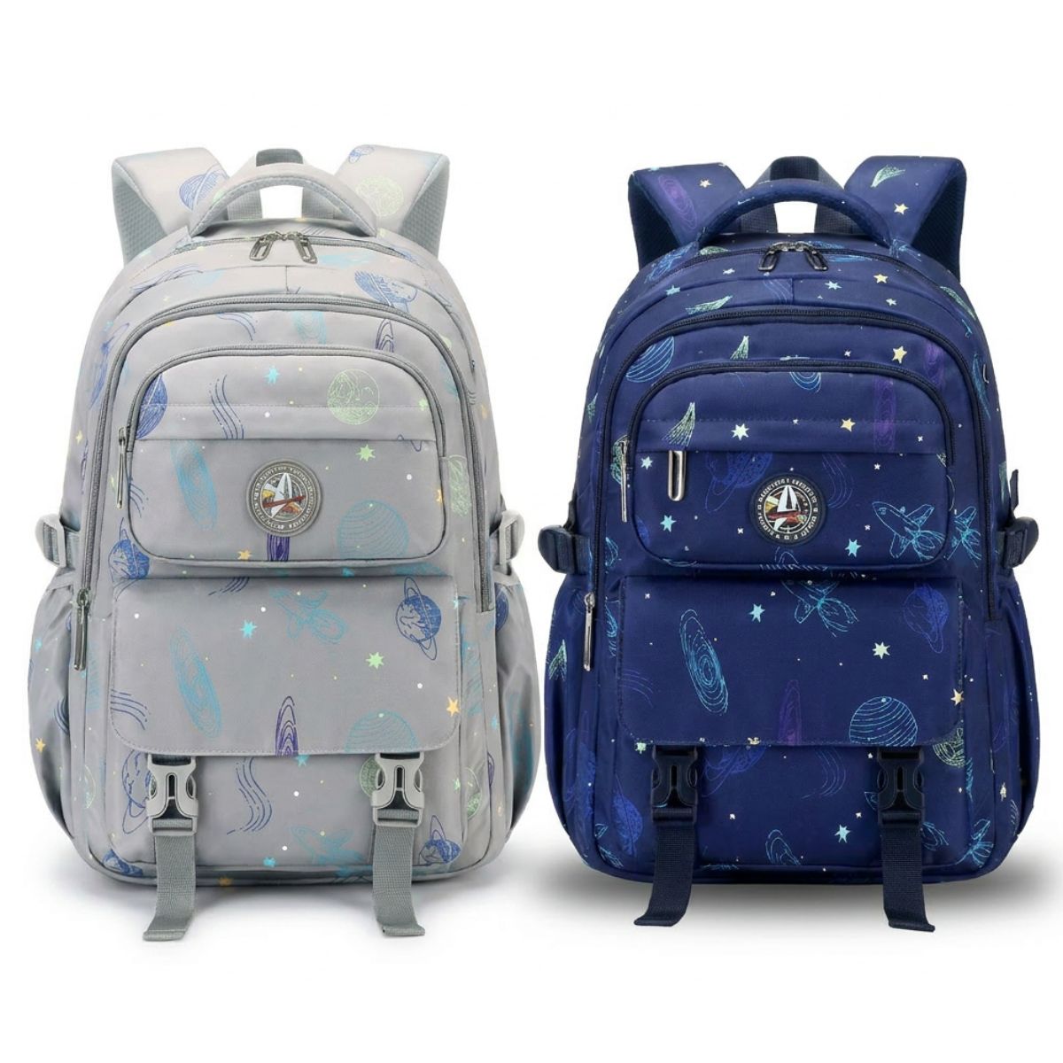 Sac à dos scolaire spatial | Multiples compartiments | Oxford imperméable