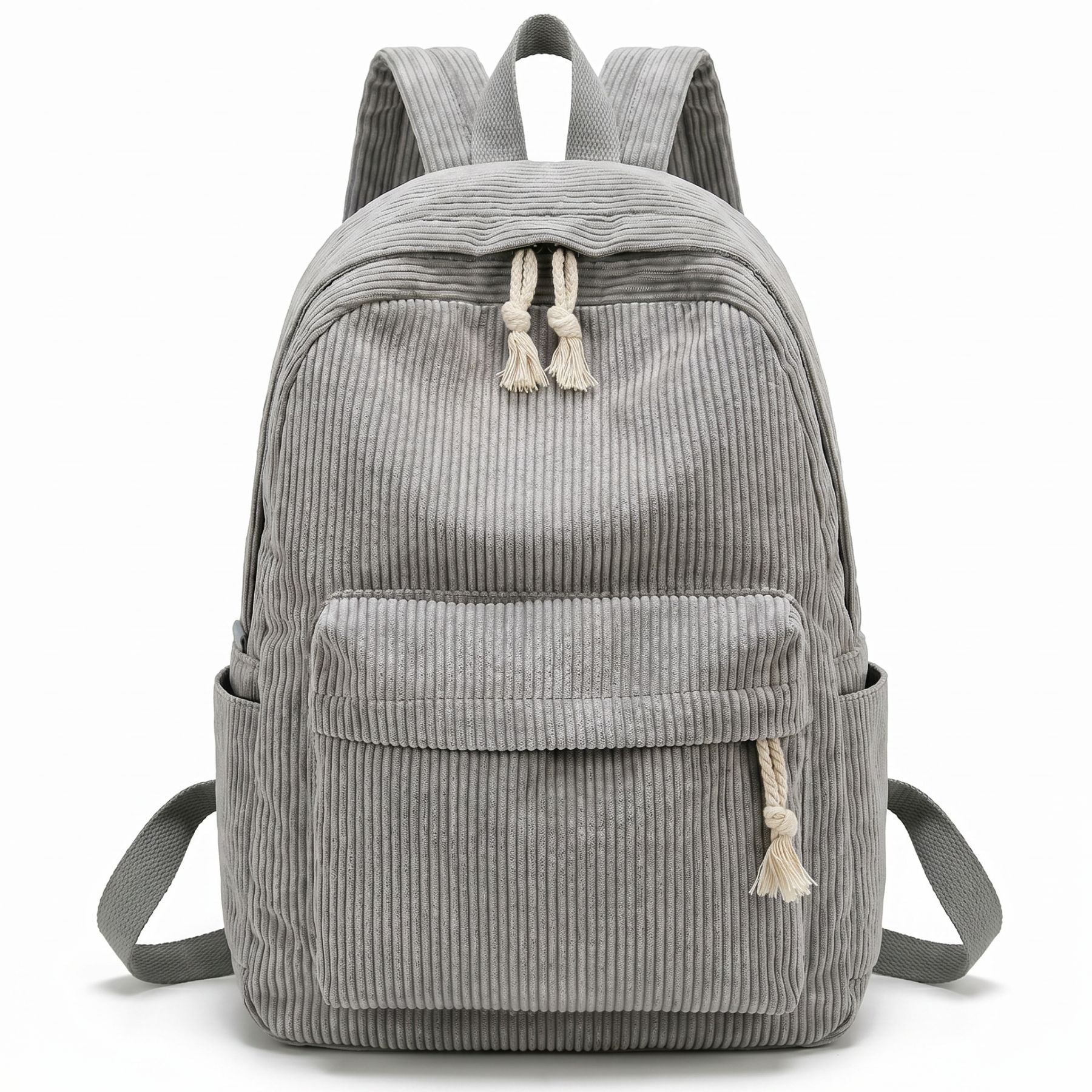 Sac à dos velours côtelé | Grande capacité | Multiples rangements | Style décontracté
